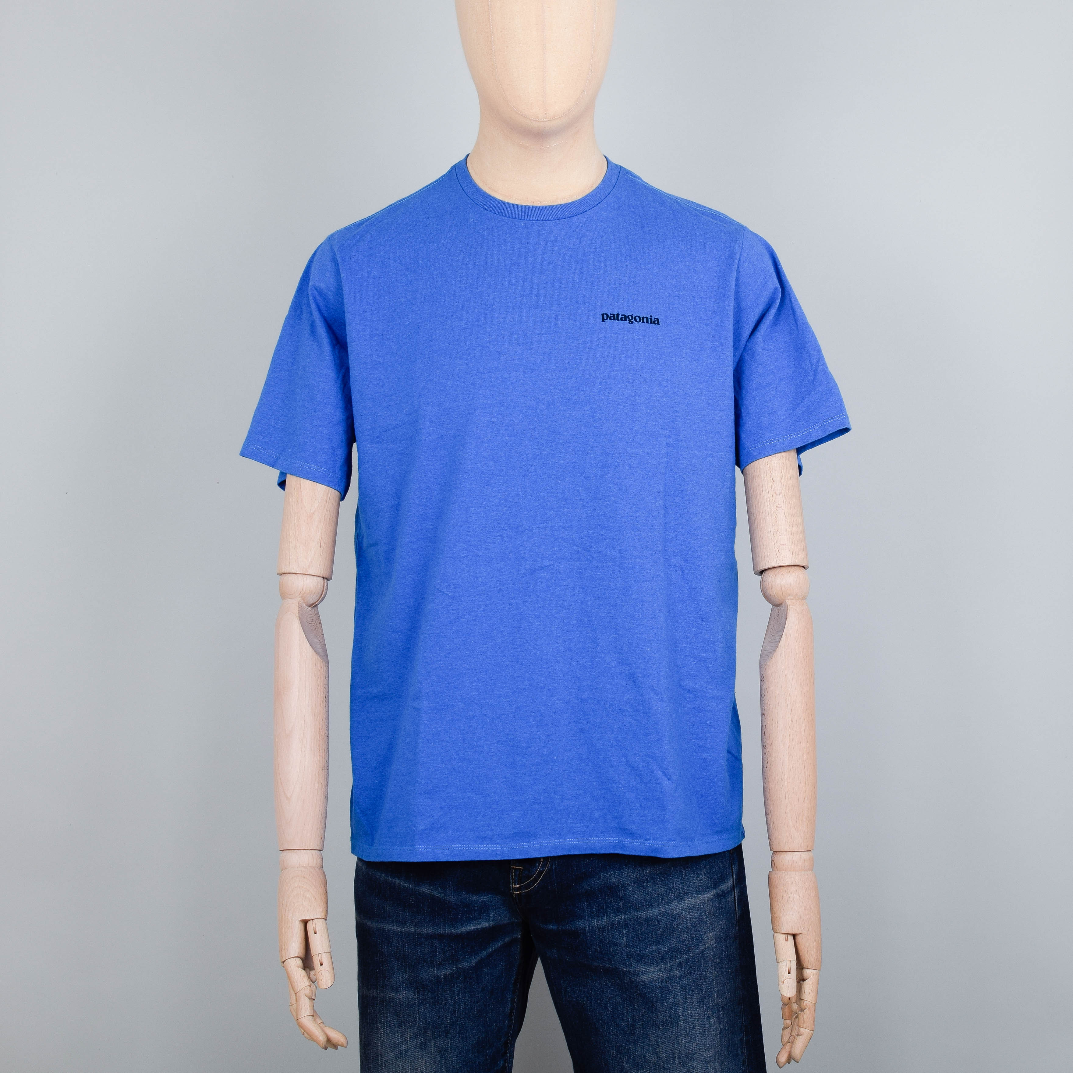 Patagonia P-6 Logo Responsibili Tee - P-6 Outline: Vessel Blue