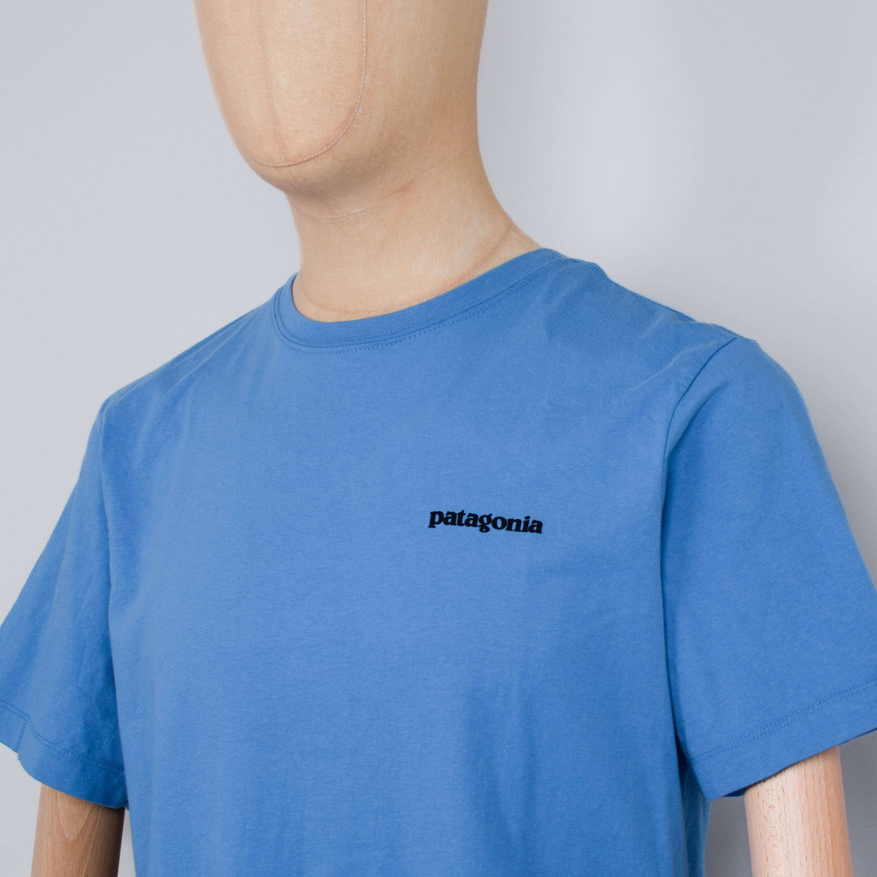 Patagonia P-6 Logo T-Shirt - Shore Blue - Image 3