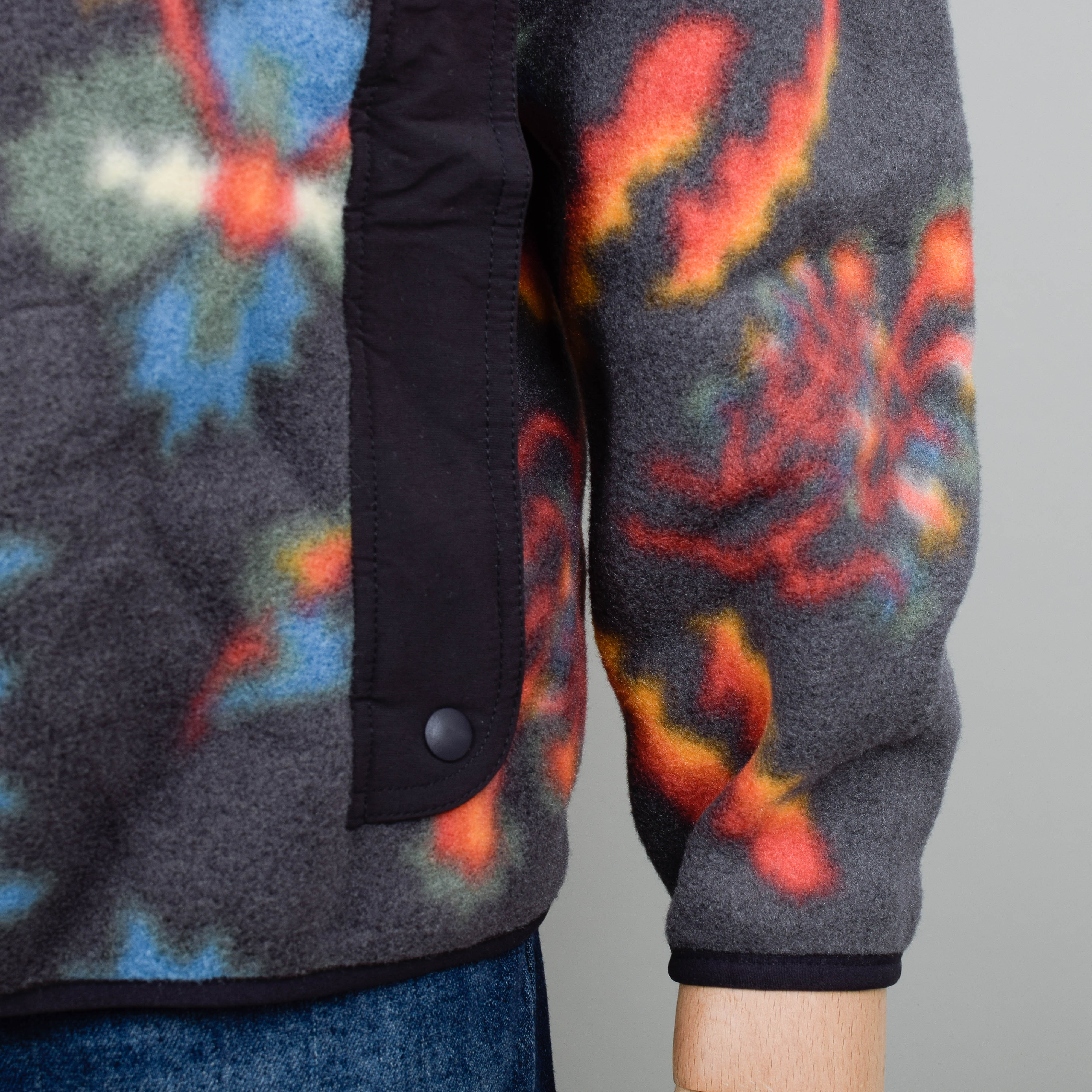 Patagonia Synch Anorak - Forest Floor/Ink Black - Image 3