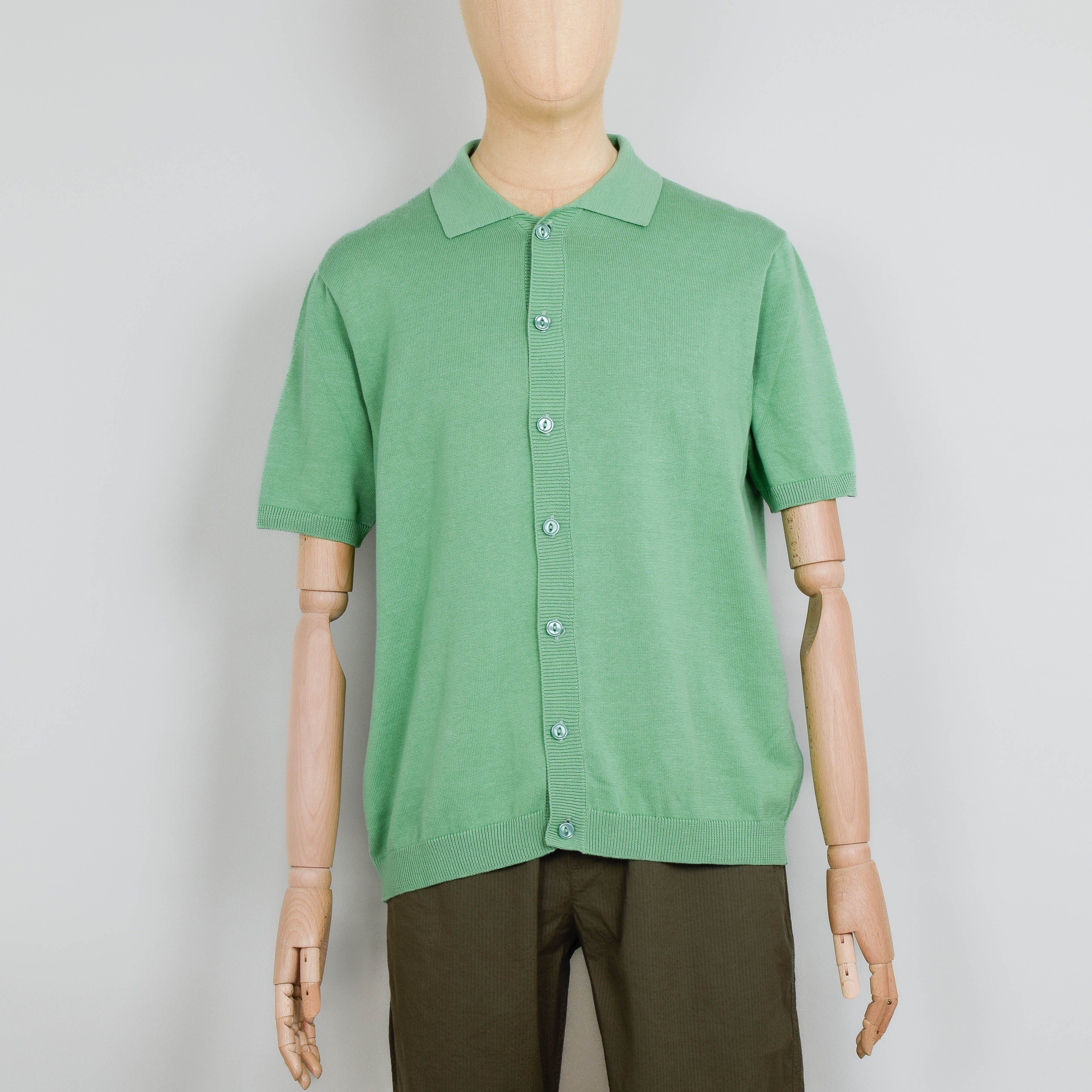 Pittari Otto Shirt Plain 12 GG - Apple Green