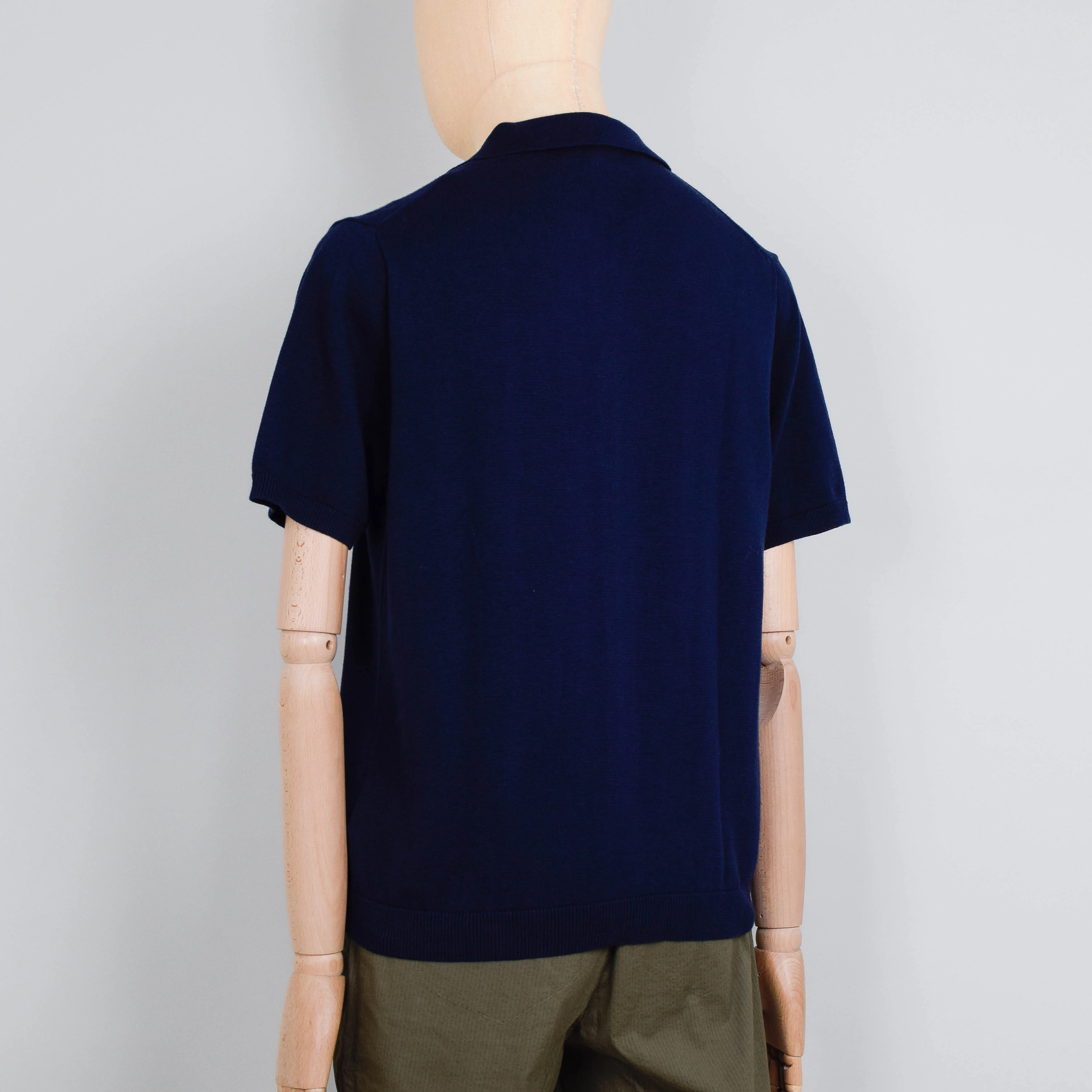 Pittari Otto Shirt Plain 12 GG - Navy - Image 3