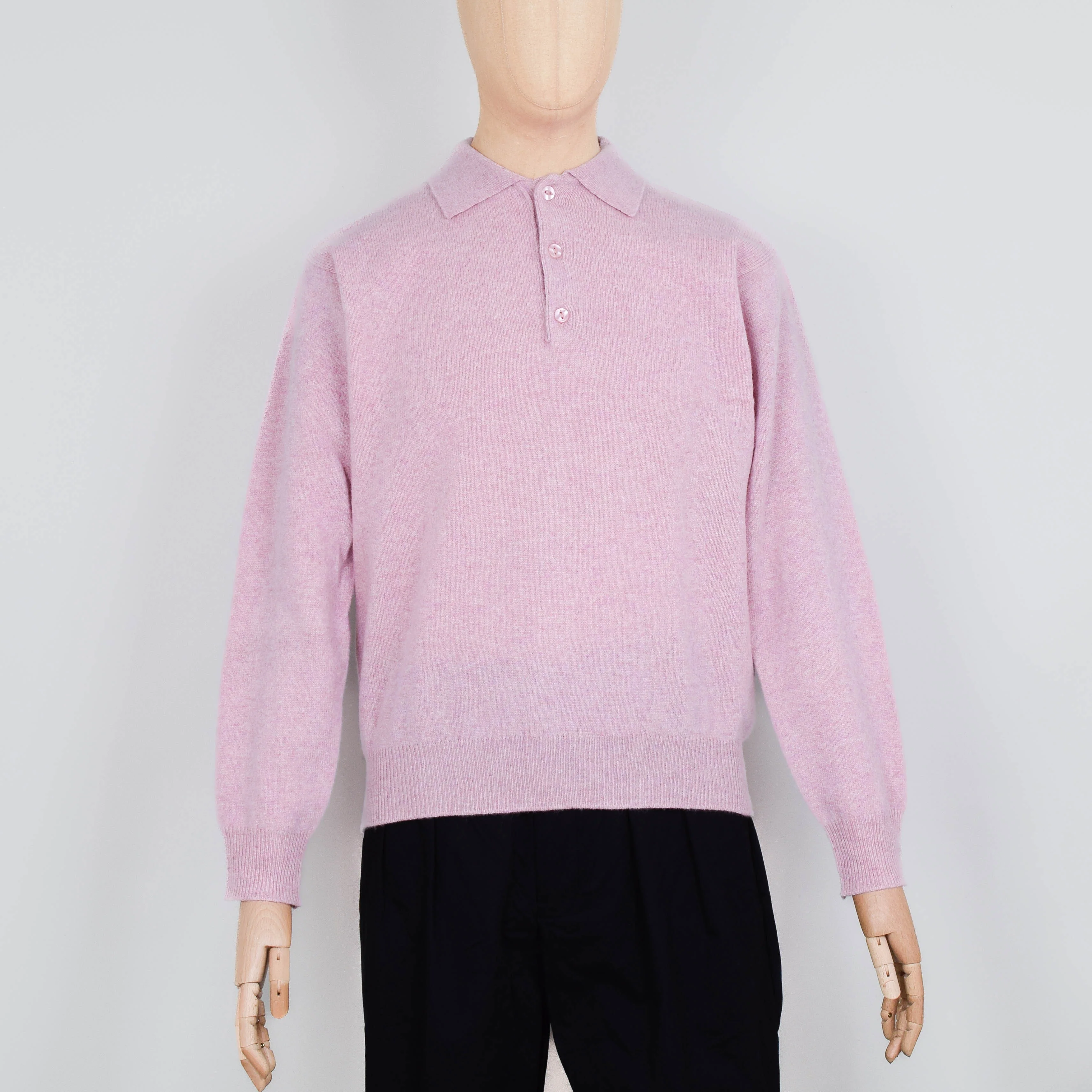 Pittari Polo Merino - Pink Haze