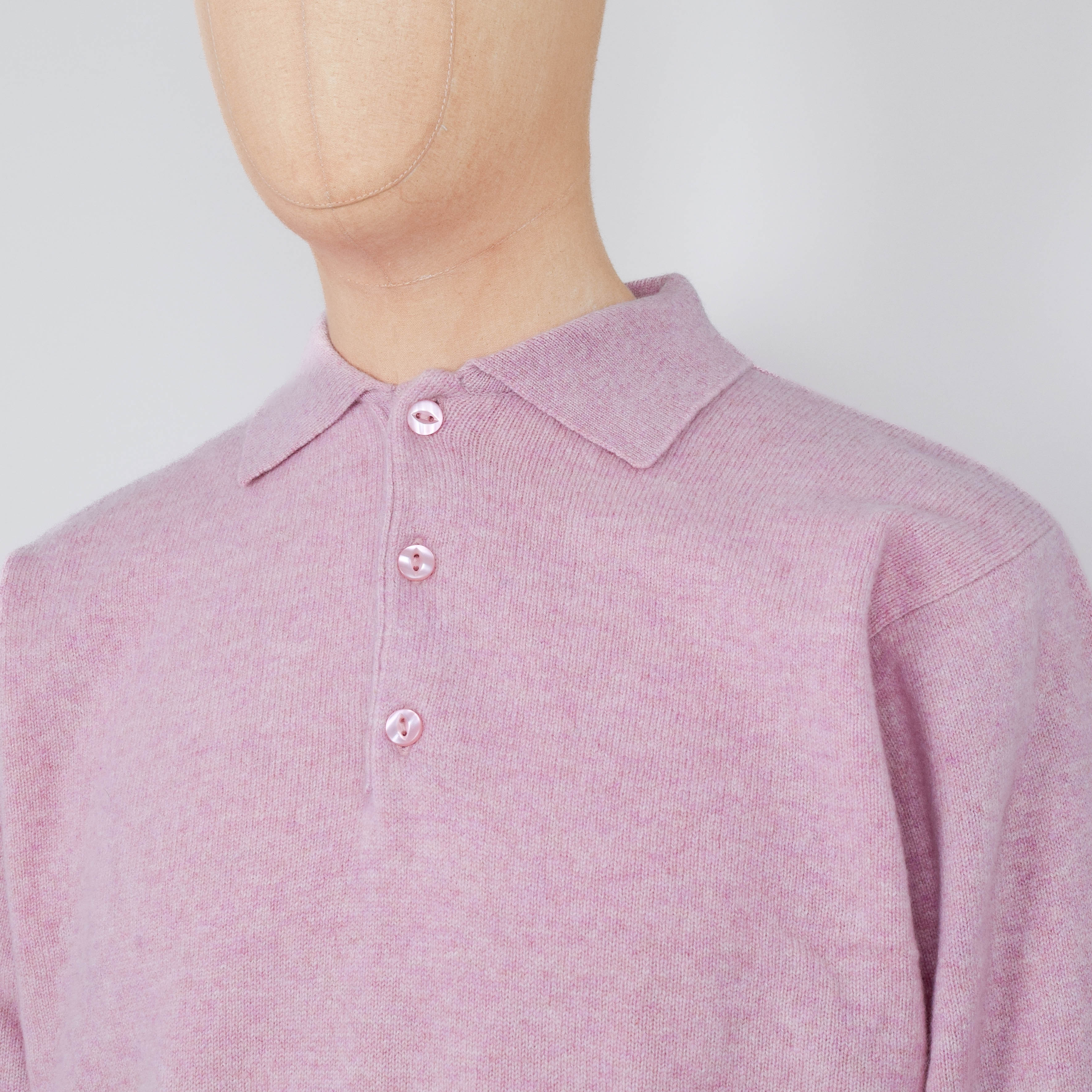 Pittari Polo Merino - Pink Haze - Image 2