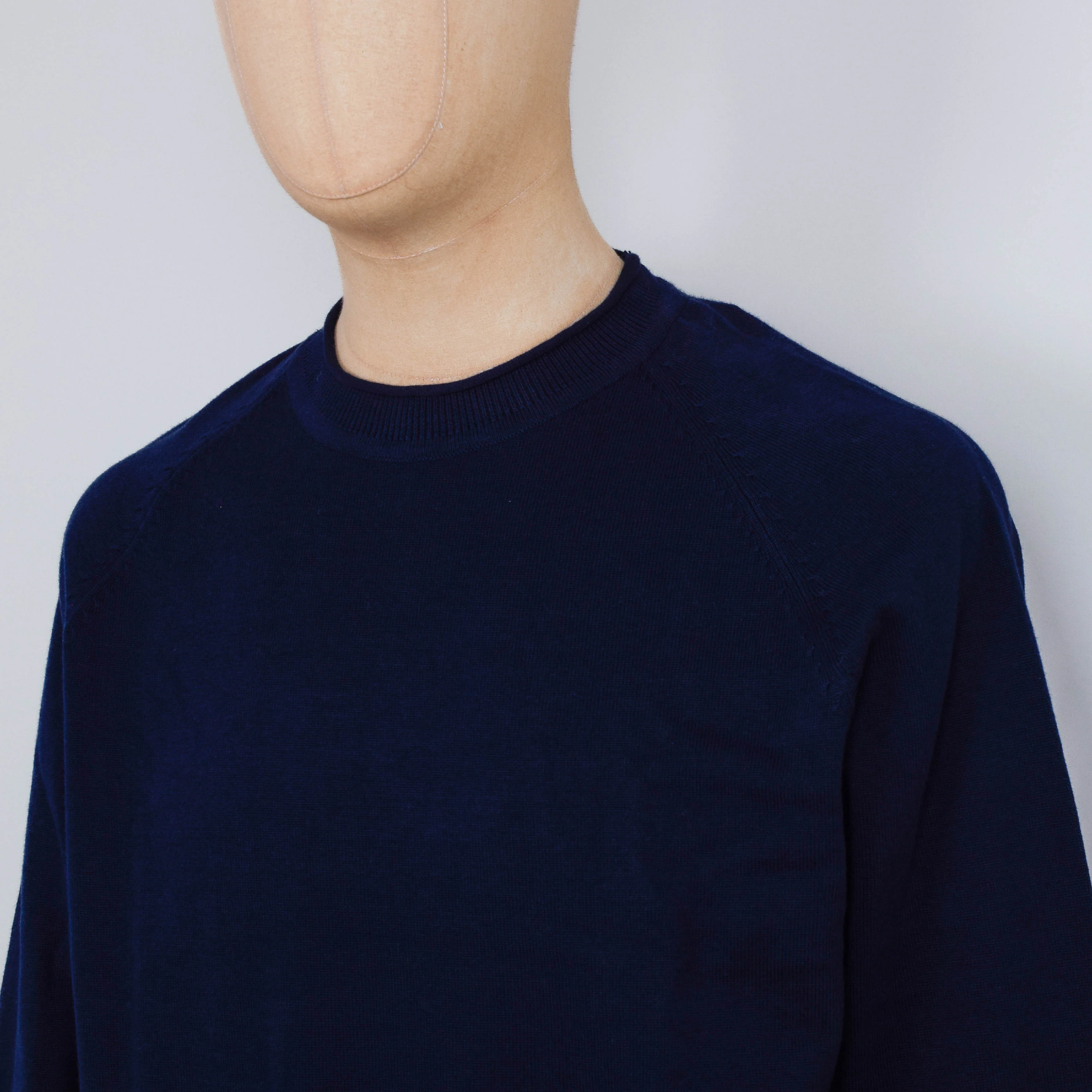 Pittari Usk Cotton 12GG - Dark Navy - Image 2