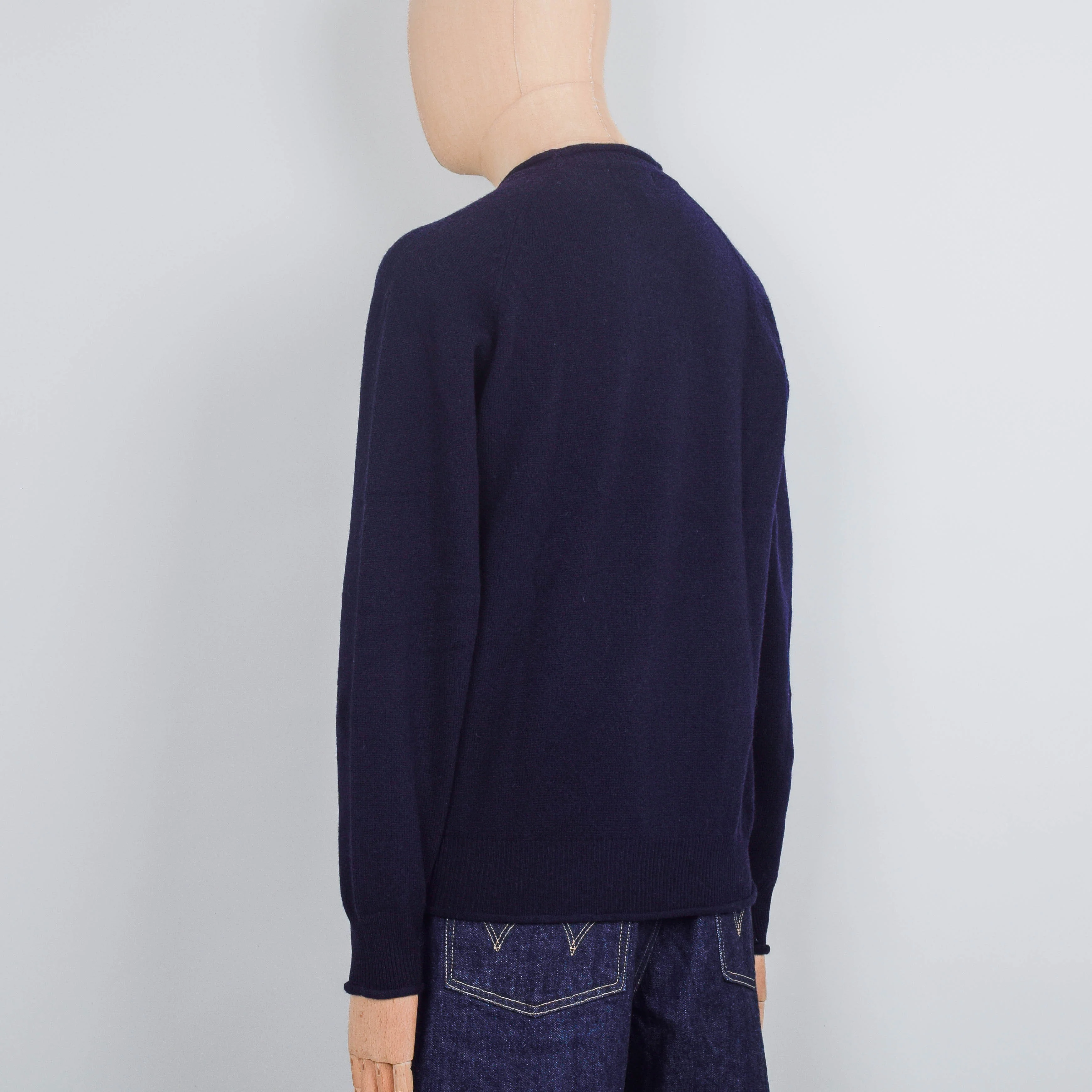 Pittari Usk Lambswool - Navy - Image 3
