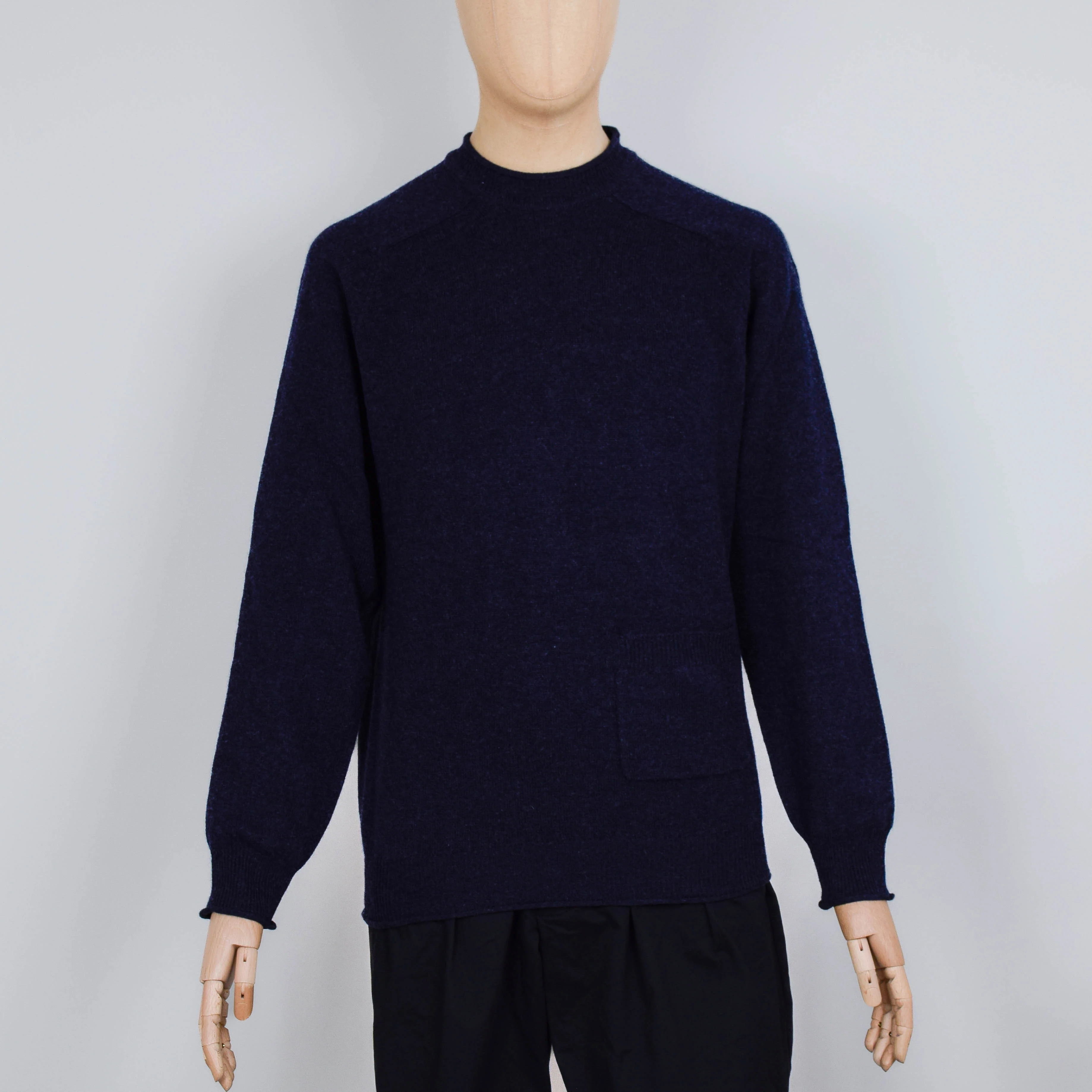 Pittari Usk Pocket Merino - Indigo Melange
