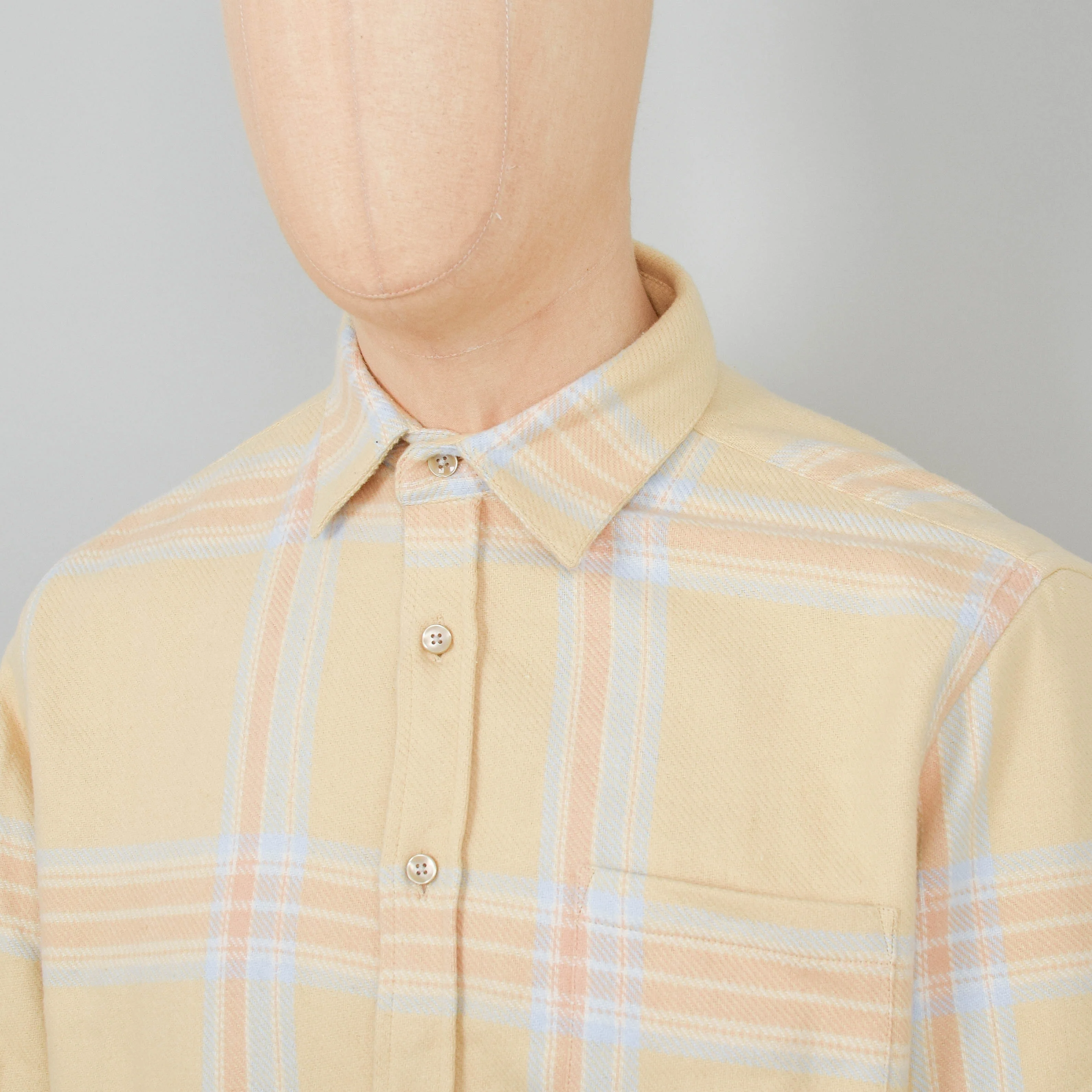 Portuguese Flannel After Shirt - Hazelnut / Blue - Image 2