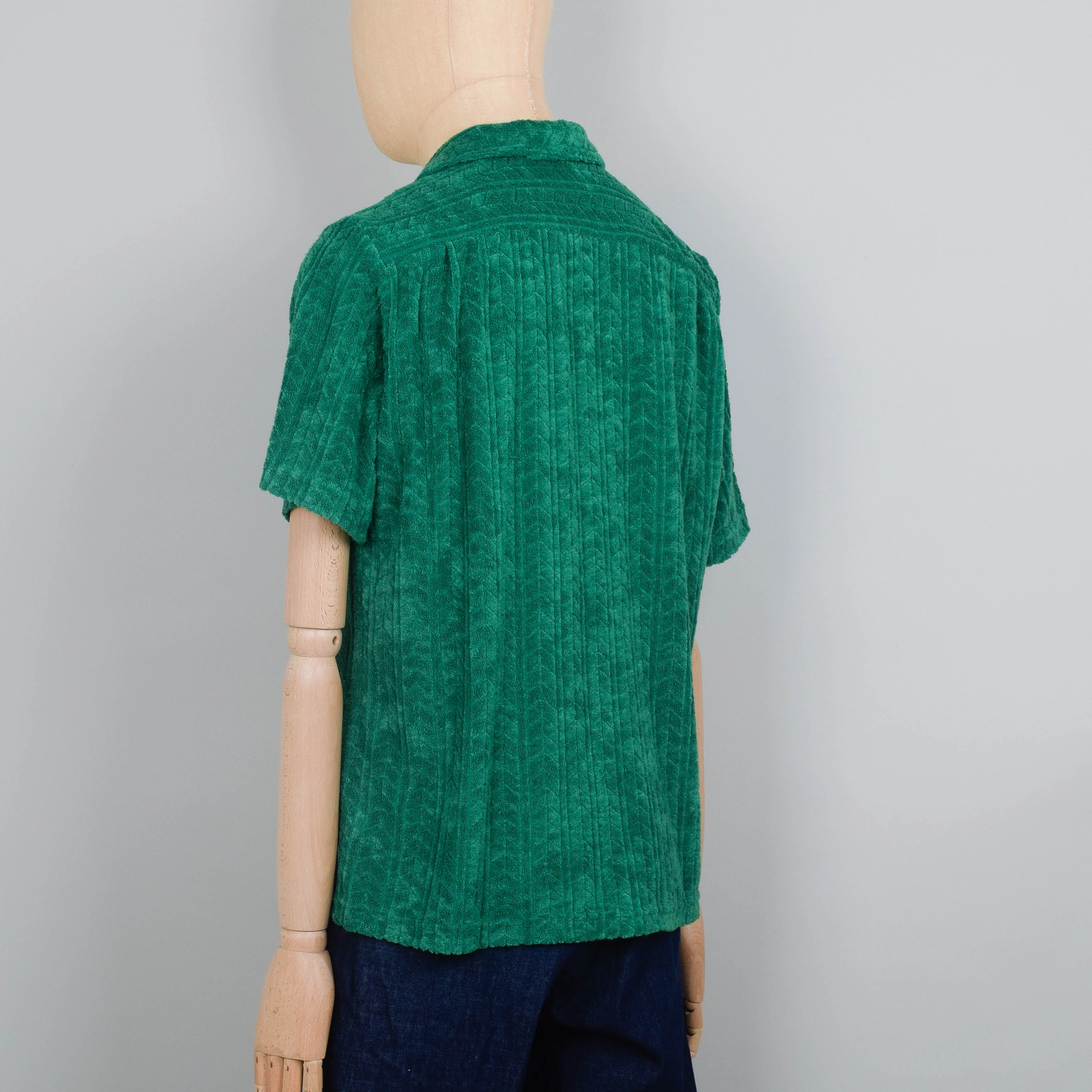 Portuguese Flannel Beach Club Shirt - Green - Image 3