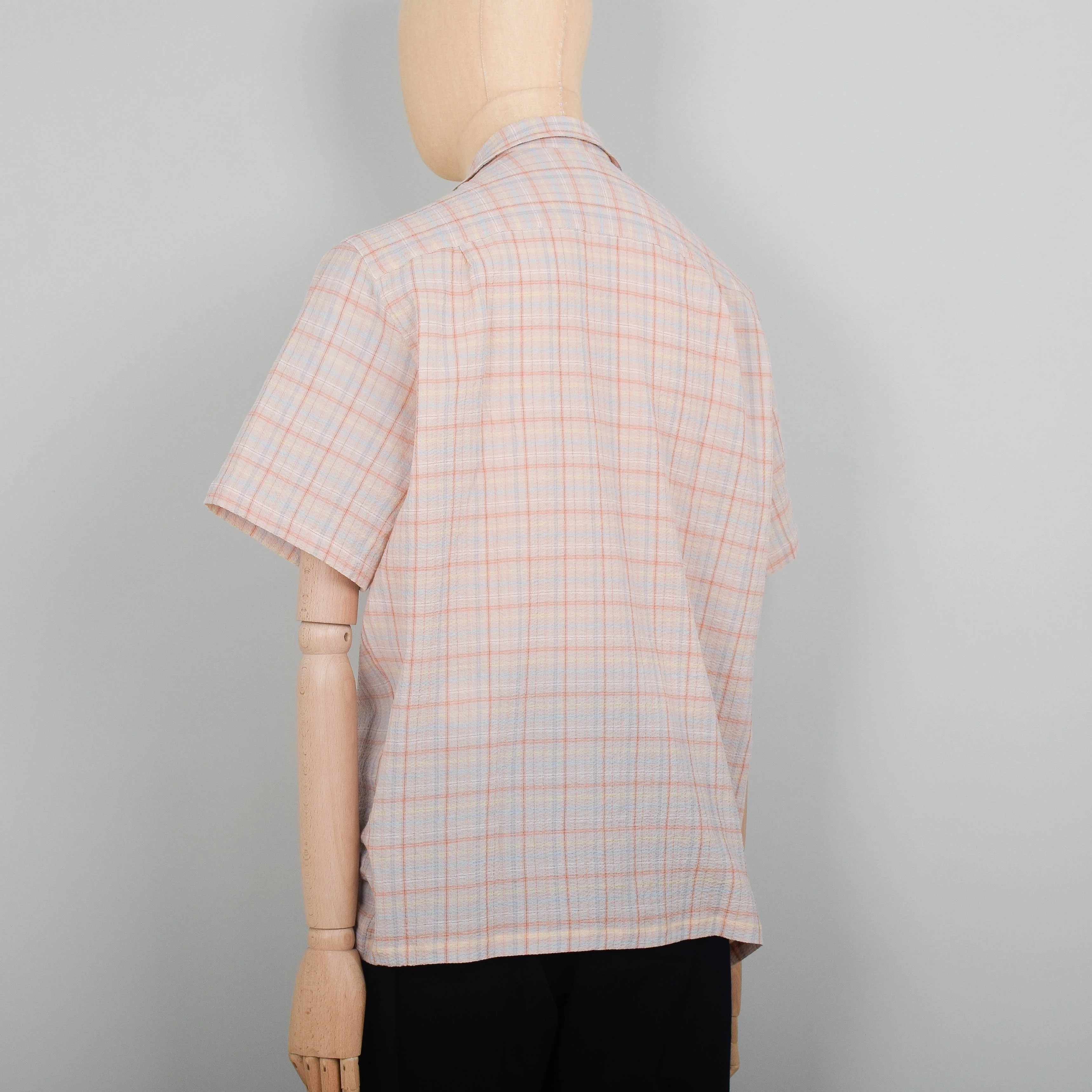 Portuguese Flannel Plaid Crepe Shirt - Multi - Image 3