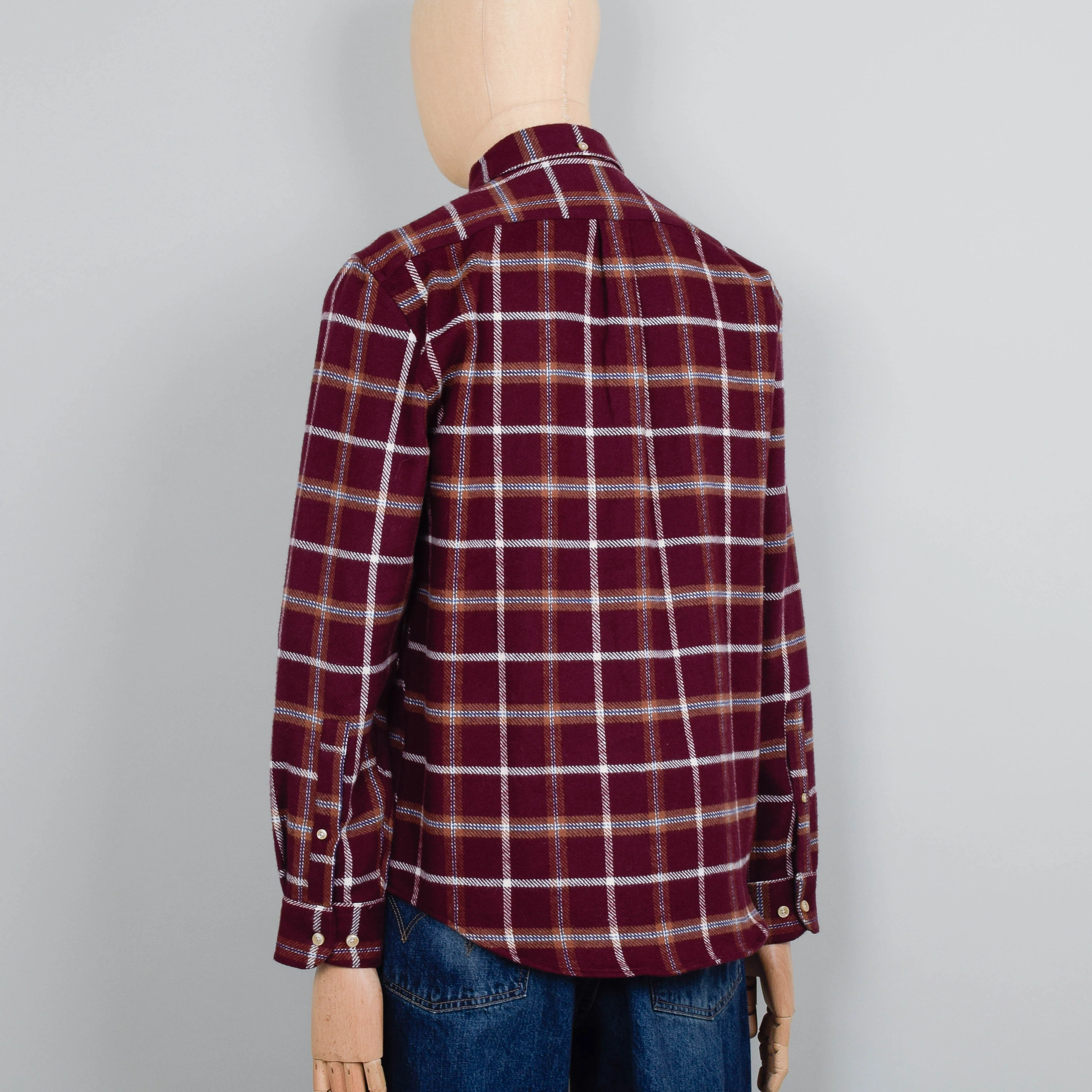 Portuguese Flannel Pottery Check Shirt - Image 3