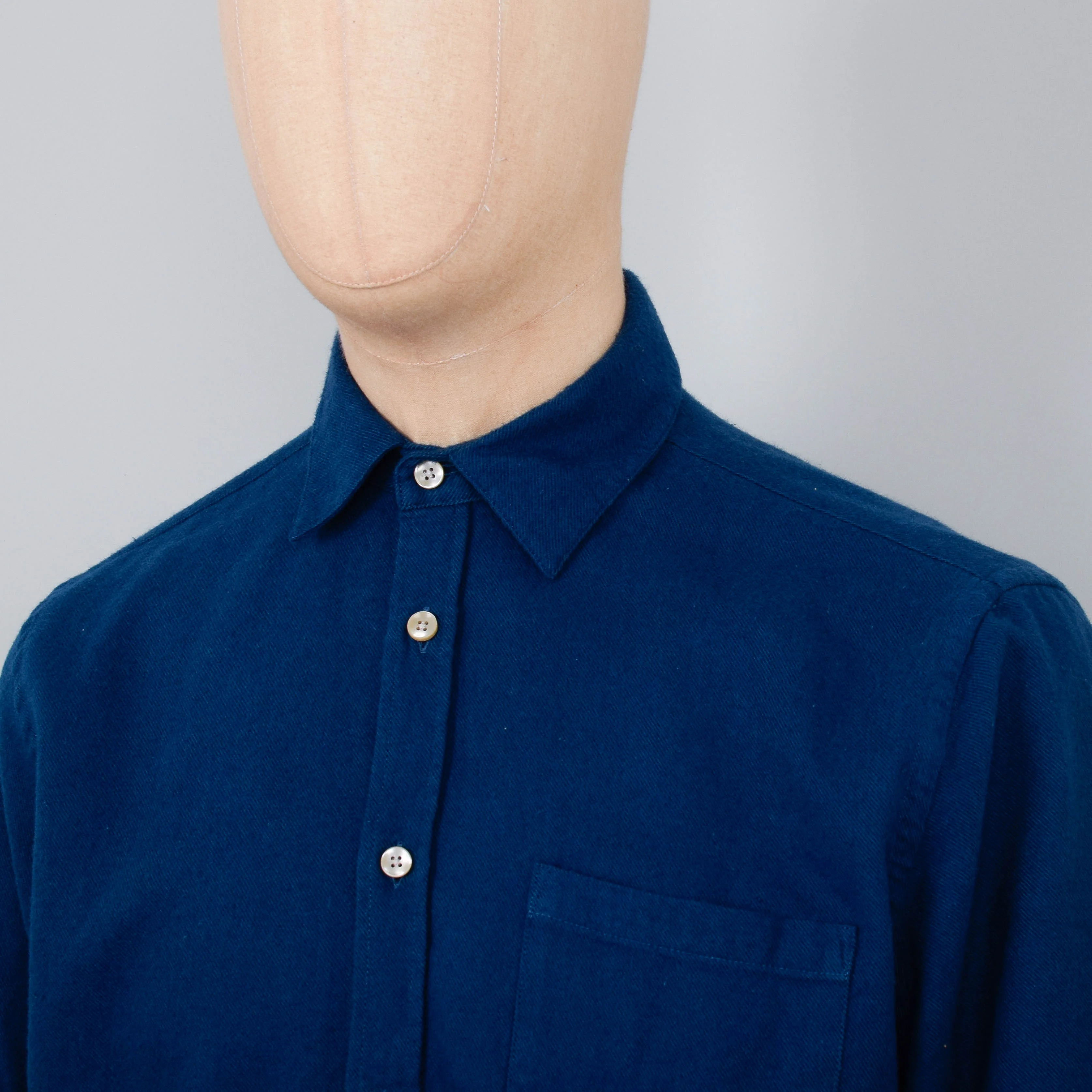 Portuguese Flannel Teca Shirt - Blue - Image 2