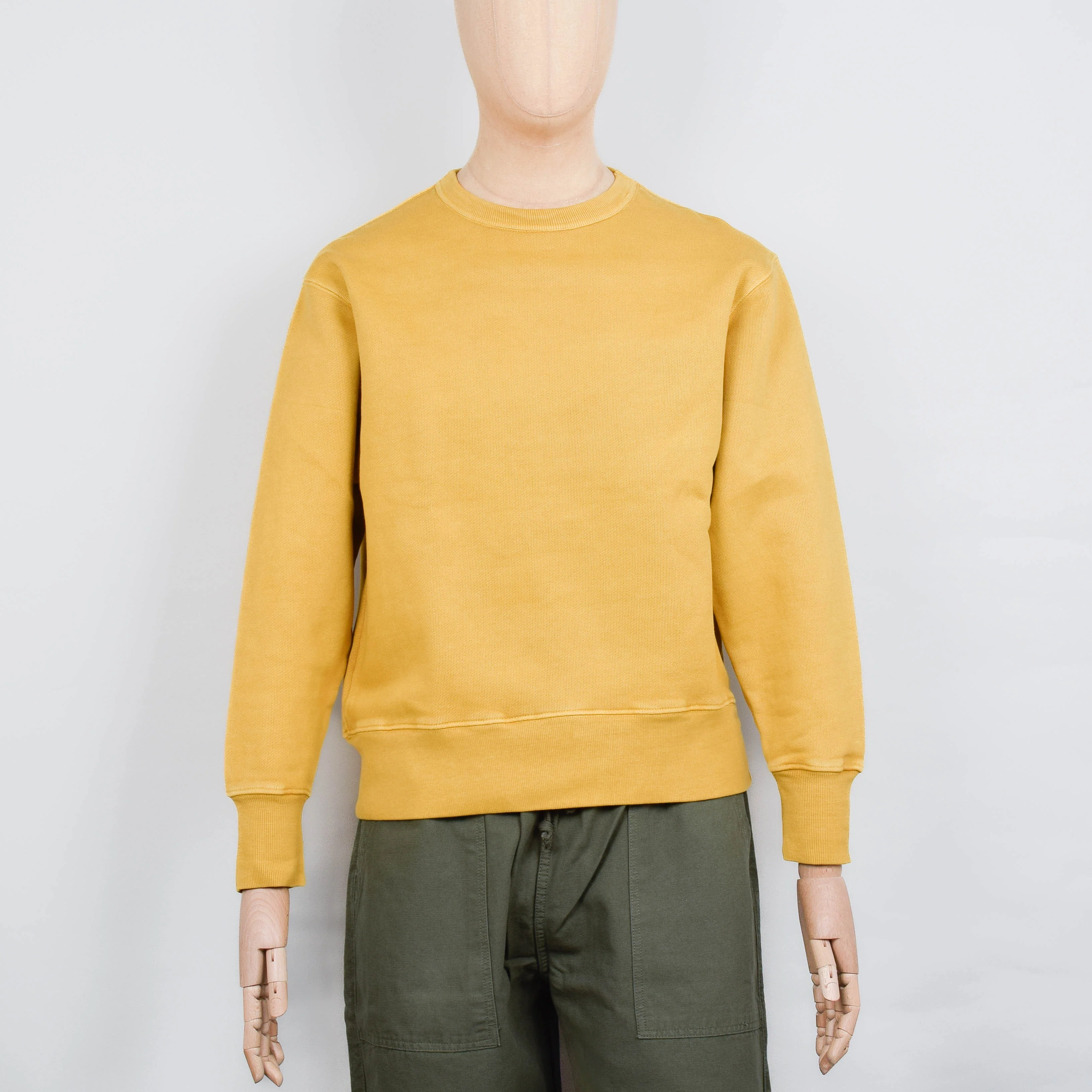 Power Goods Loopback Crewneck - Sunflower