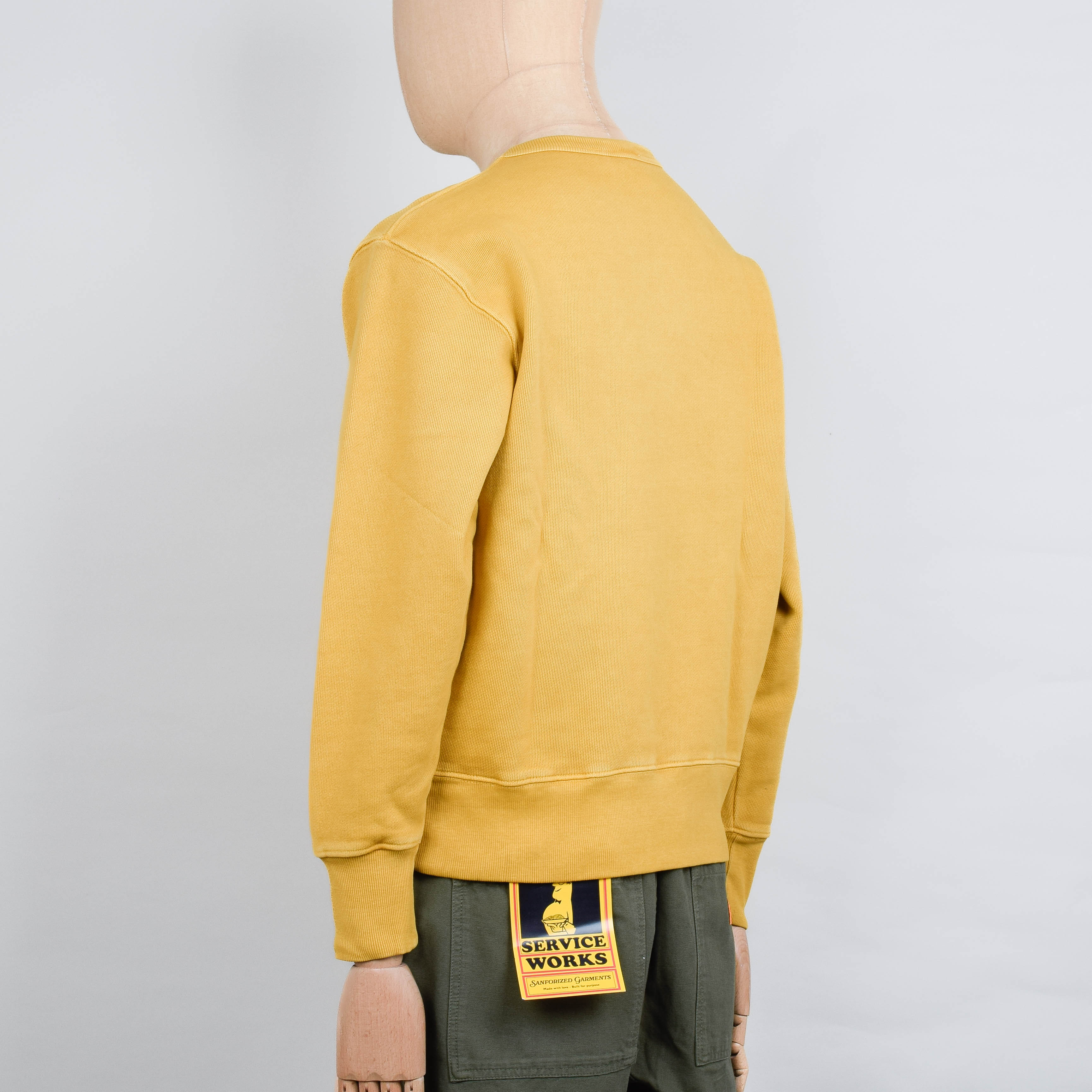 Power Goods Loopback Crewneck - Sunflower - Image 3