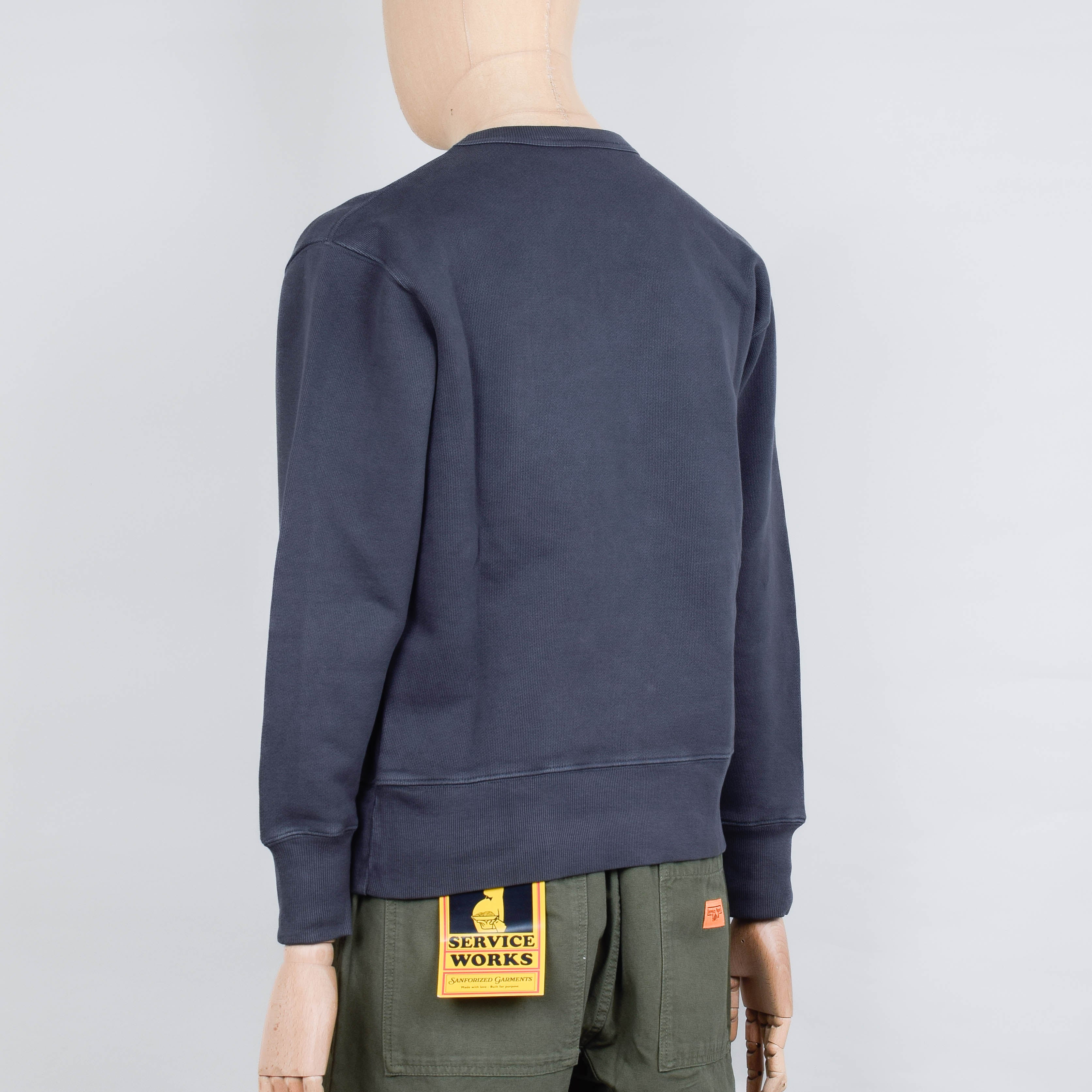 Power Goods Loopback Crewneck - Washed Black - Image 3