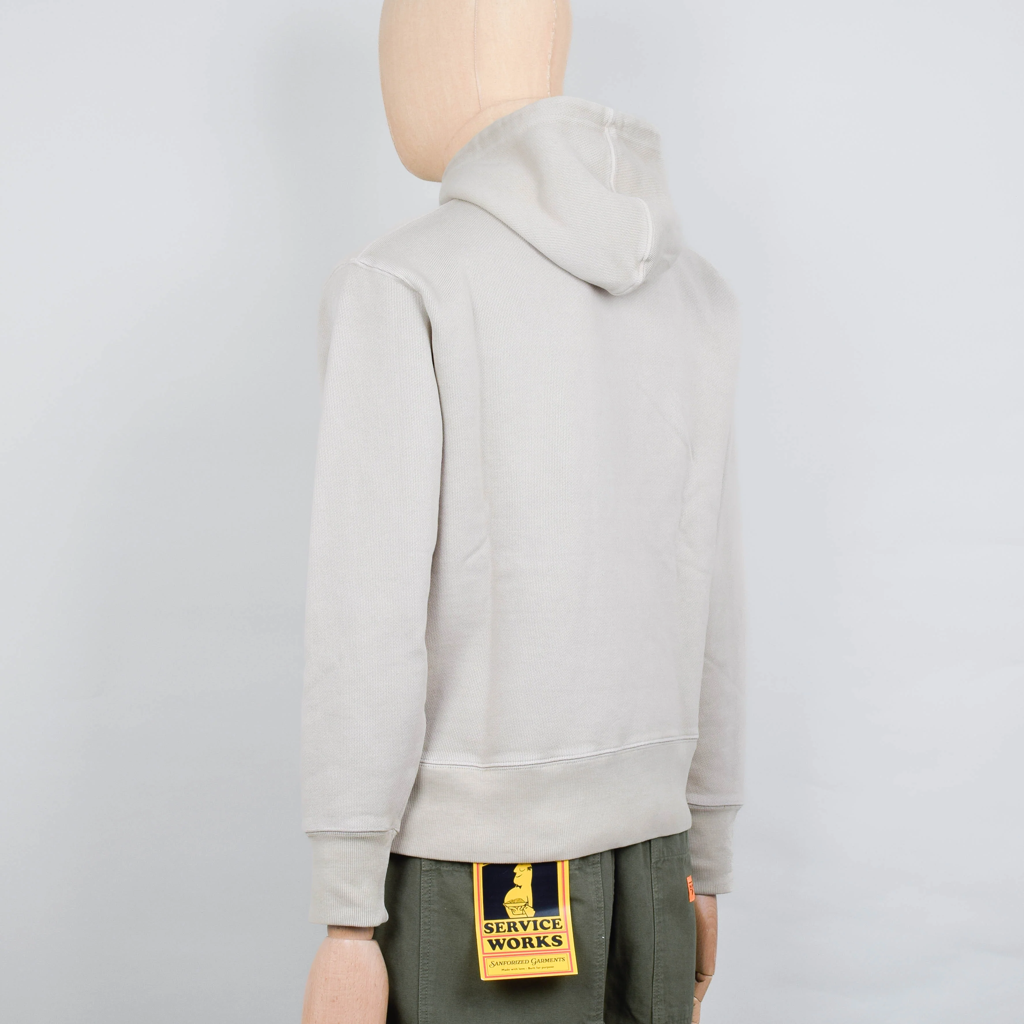 Power Goods Loopback Hoodie - Bone - Image 3