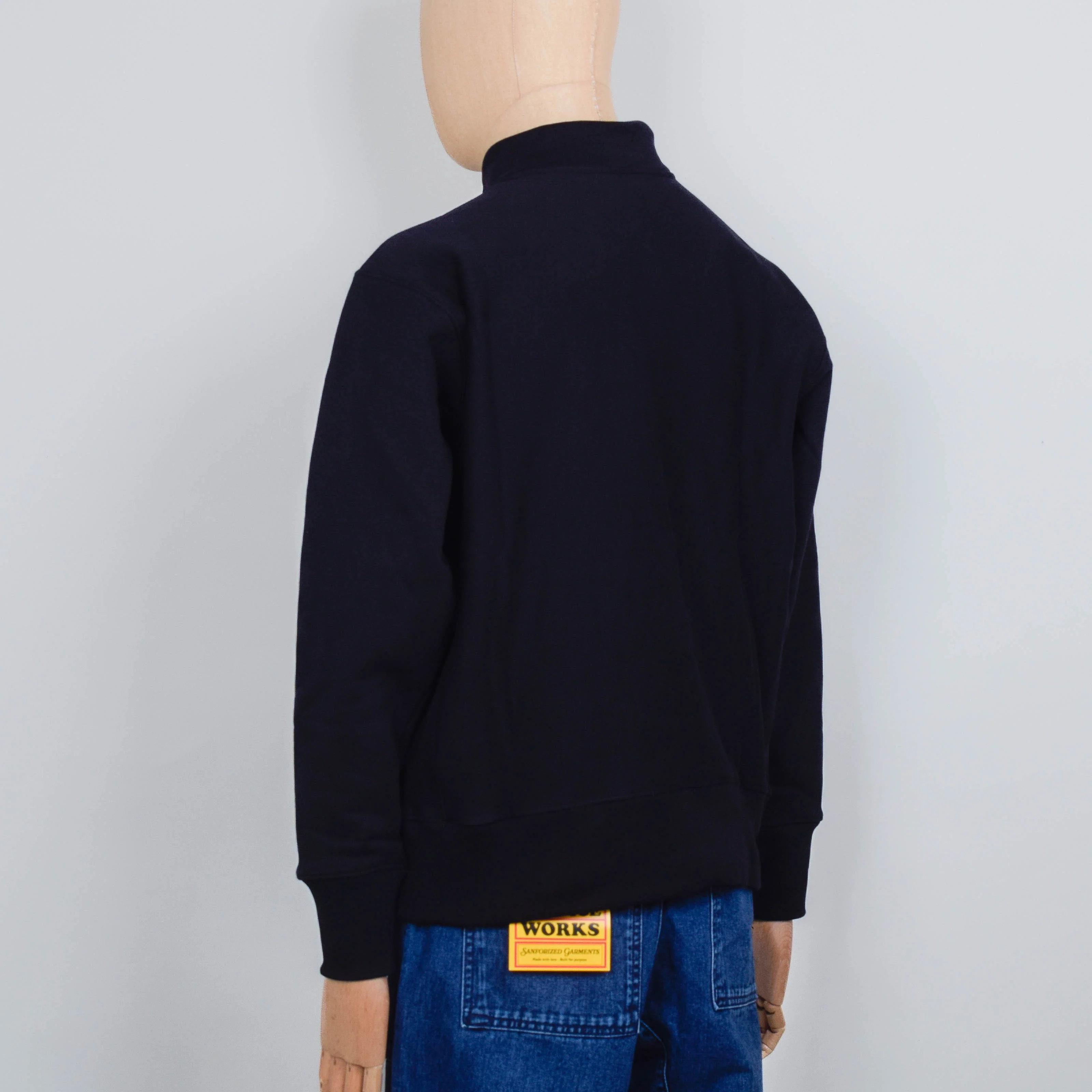 Power Goods Super Weight Quarter Zip - Black - Image 3