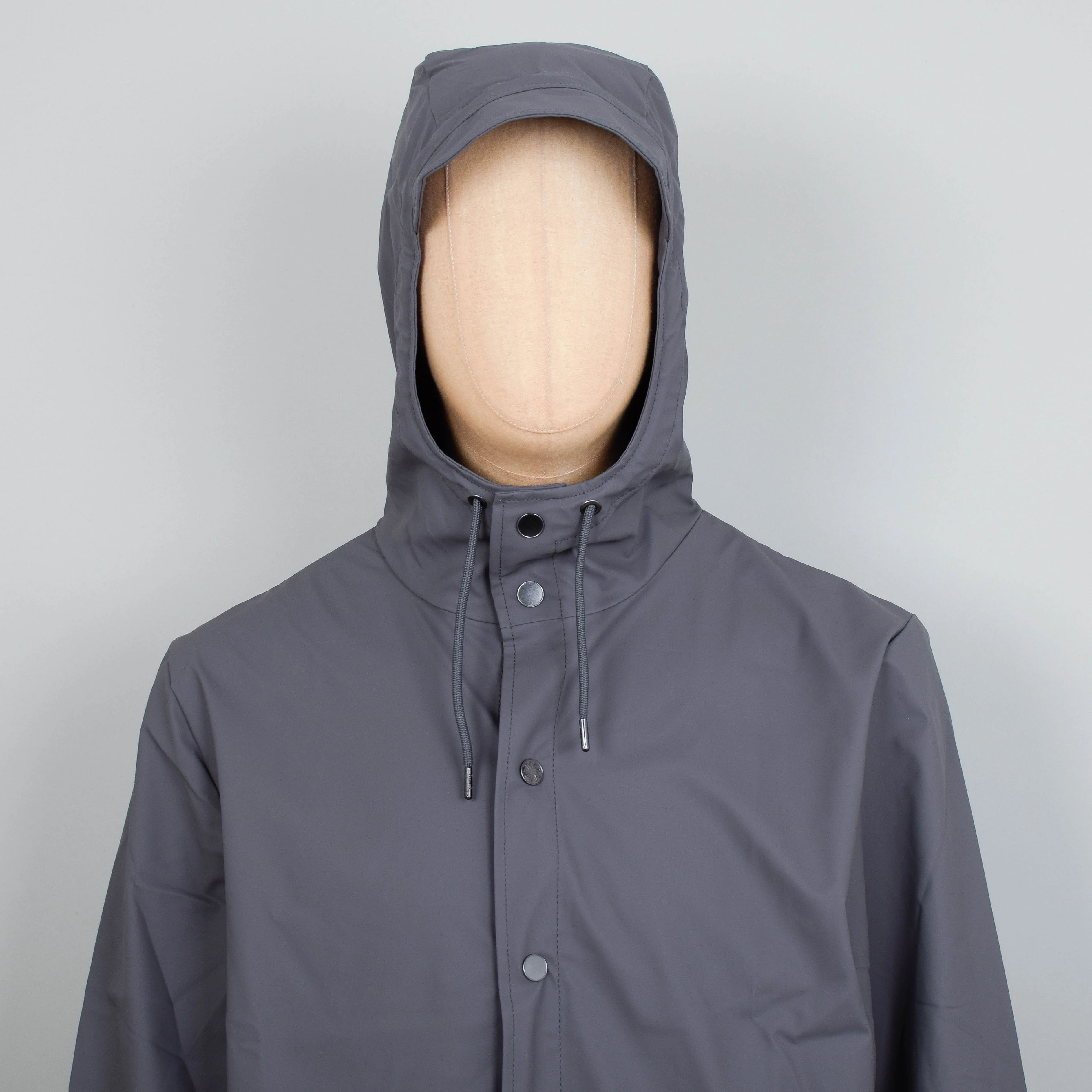 Rains Long Jacket - Grey - Image 3