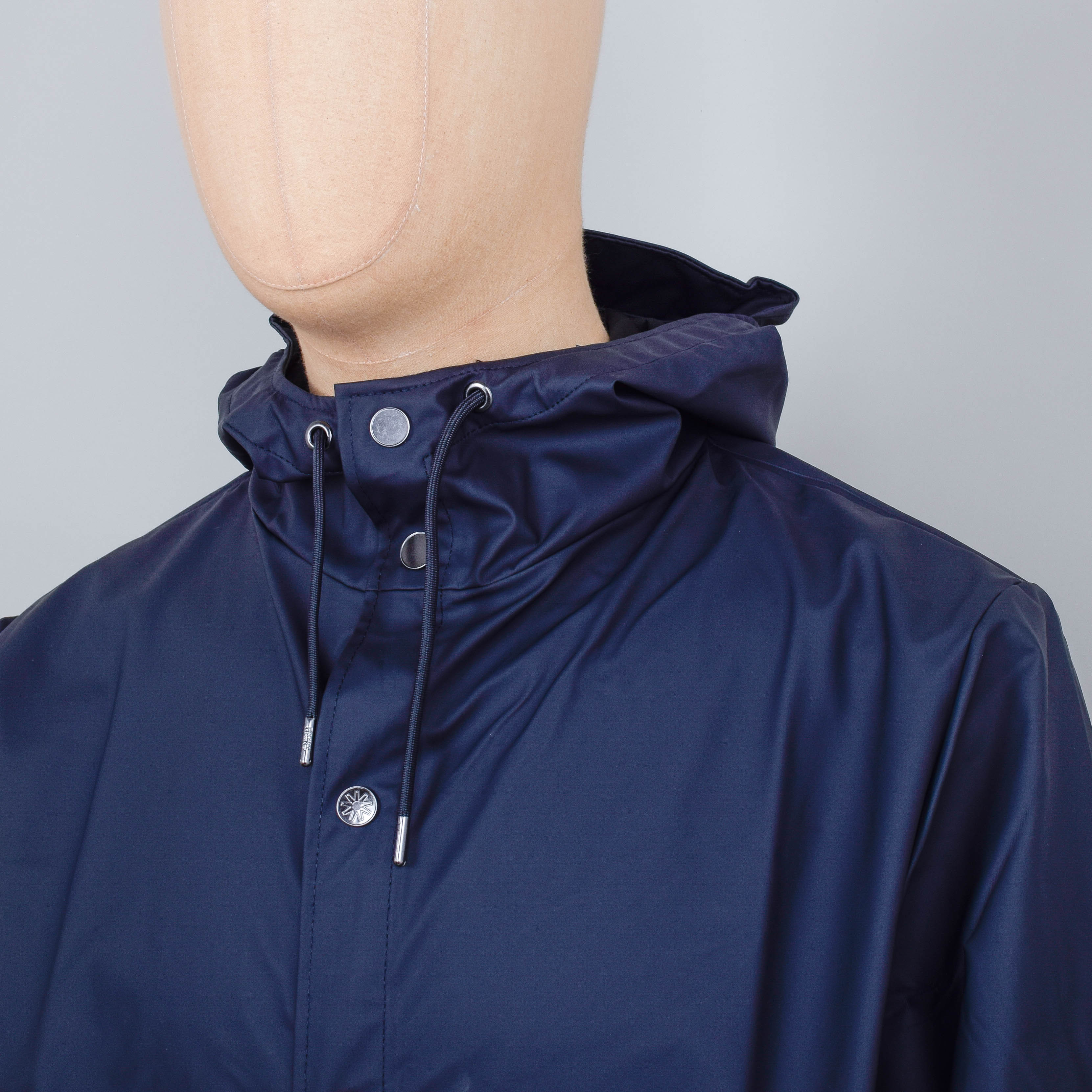 Rains Long Jacket - Navy - Image 2