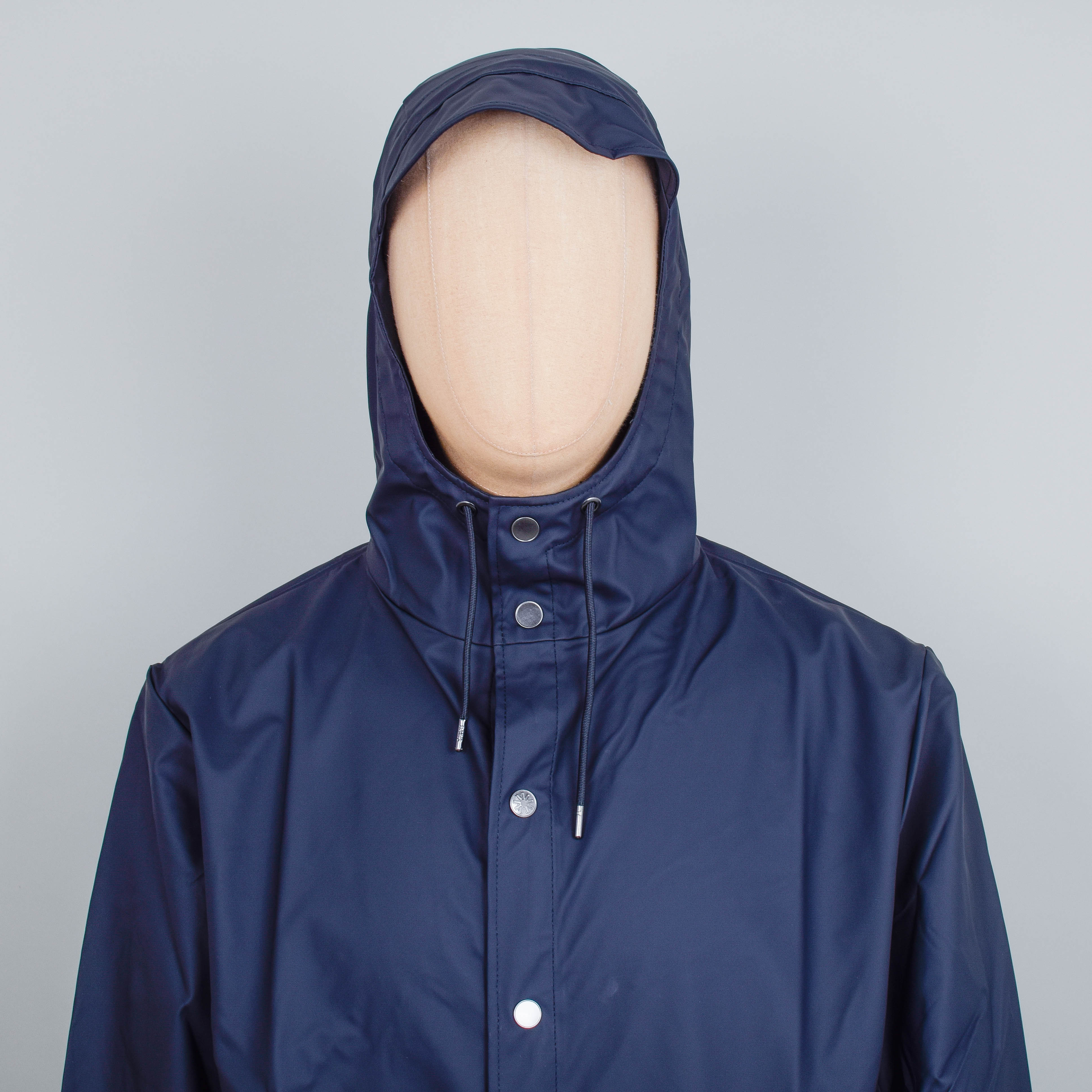Rains Long Jacket - Navy - Image 3