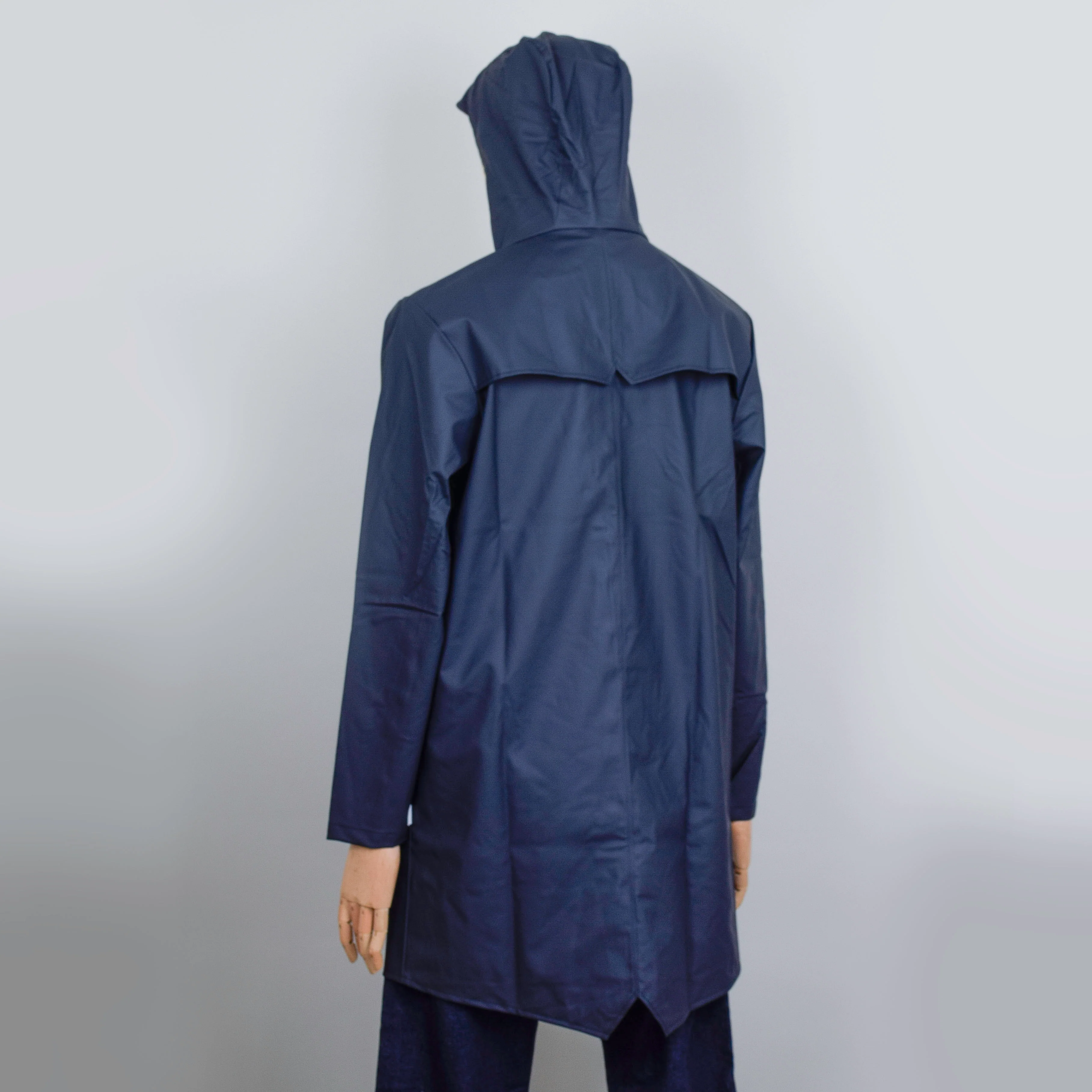 Rains Long Jacket - Navy - Image 4