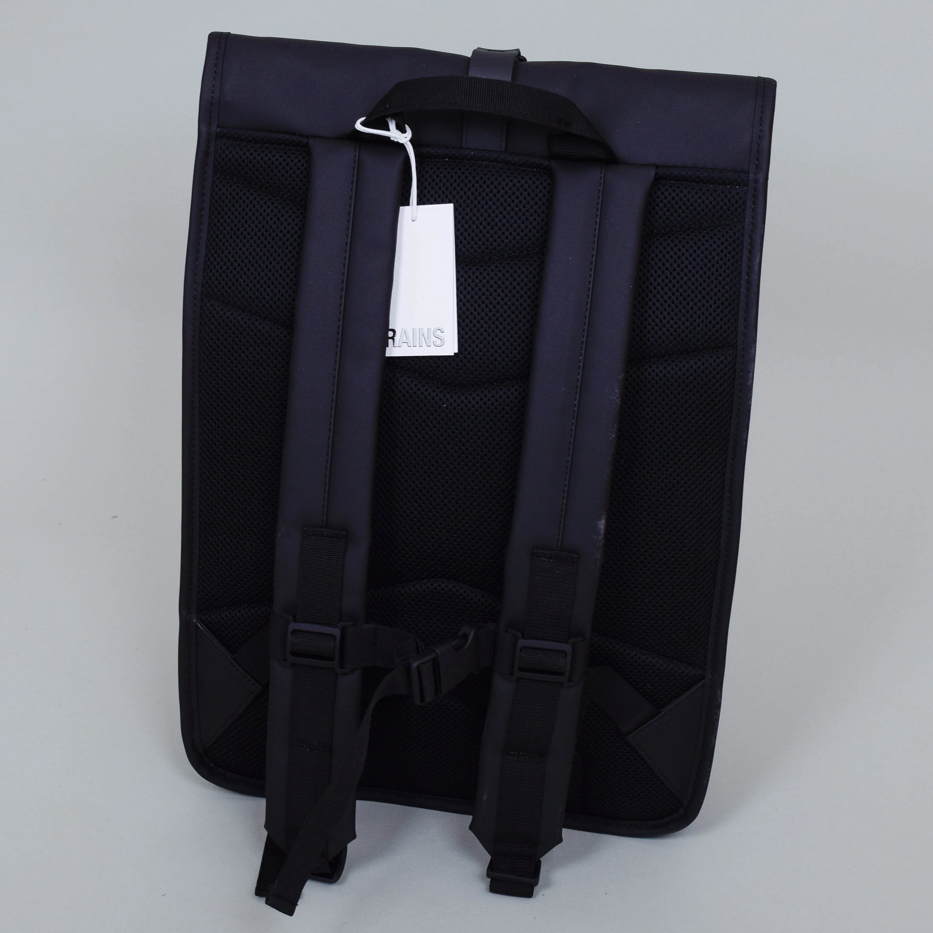 Rains Rolltop Rucksack - Black - Image 3