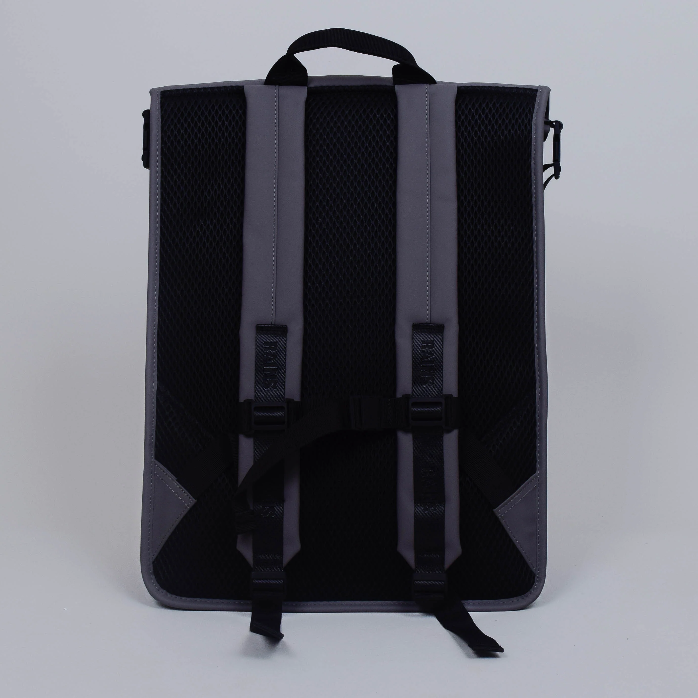 Rains Trail Rolltop Backpack W3 - Grey Mix - Image 3