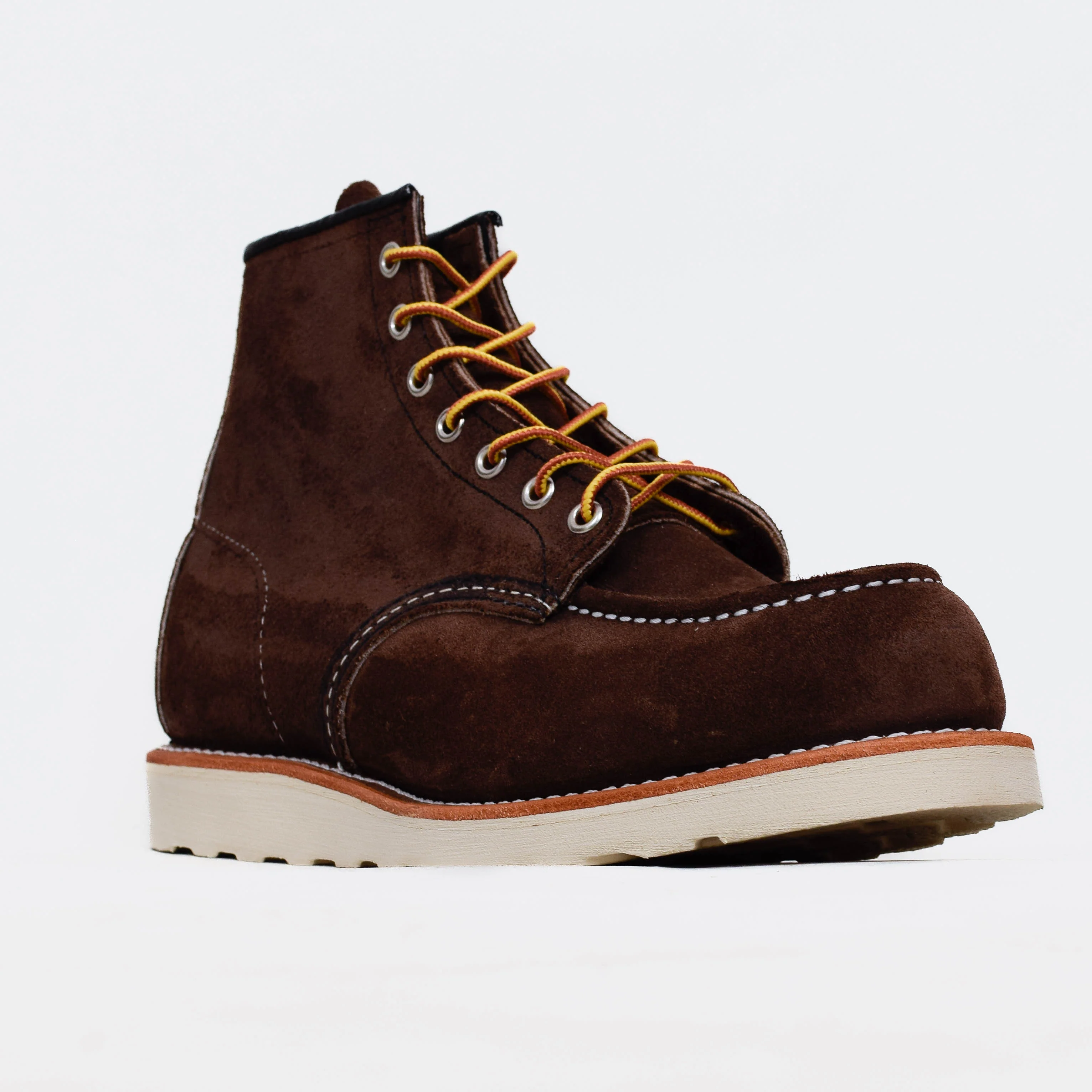 Red Wing 6" Moc Toe - Chocolate Muleskinner Roughout - Image 2