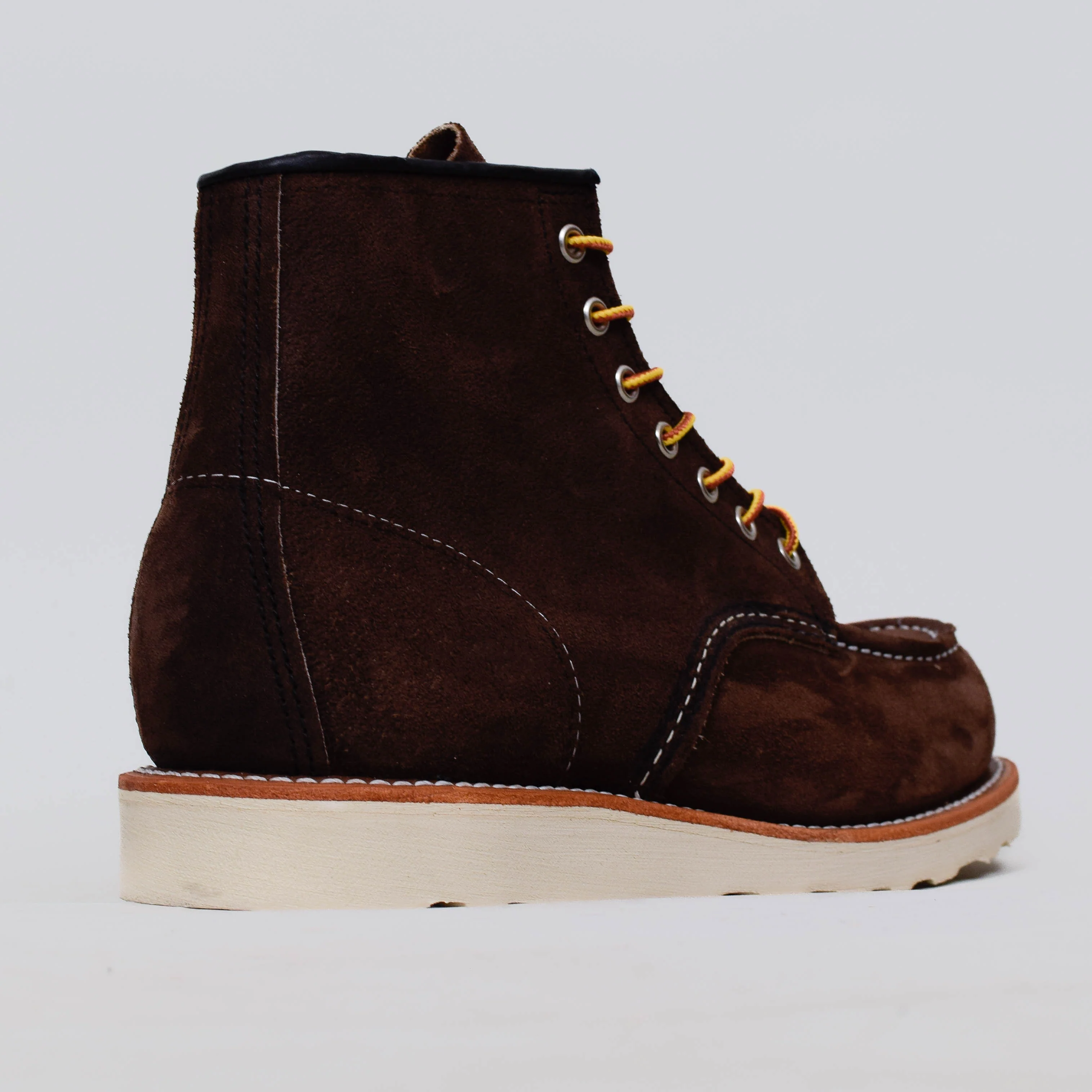 Red Wing 6" Moc Toe - Chocolate Muleskinner Roughout - Image 3