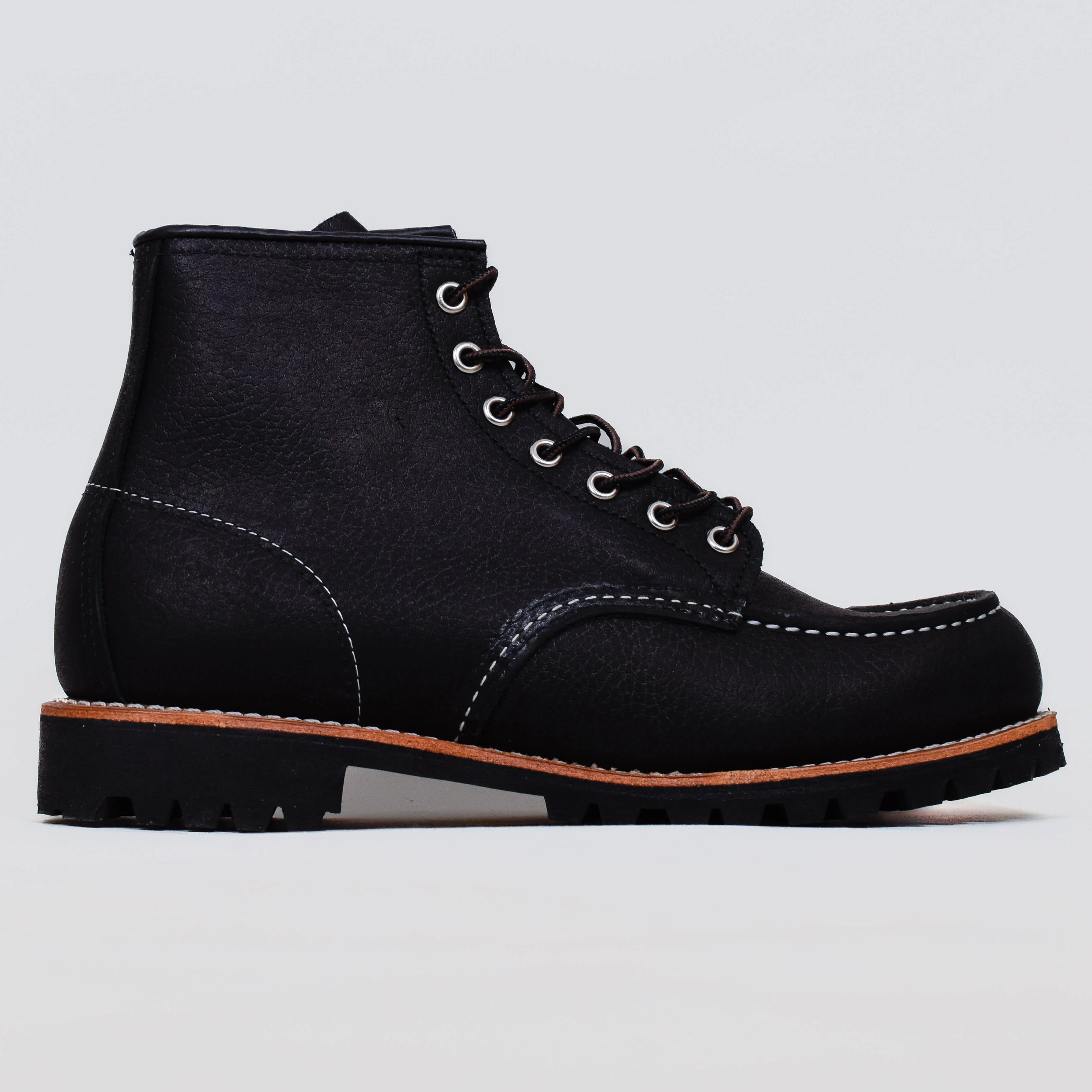 Red Wing 6" Roughneck - Oil Slick Black Leather