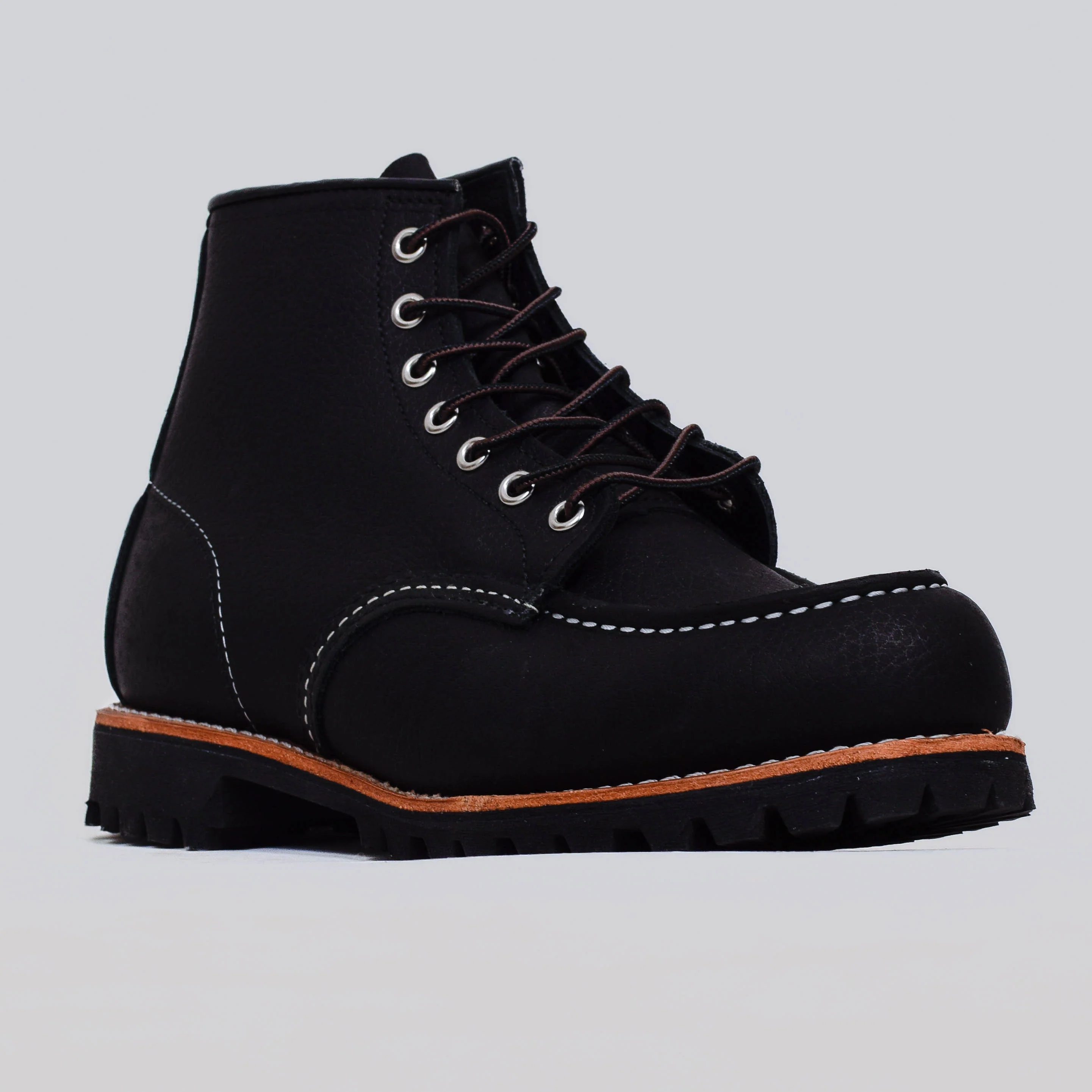 Red Wing 6" Roughneck - Oil Slick Black Leather - Image 2