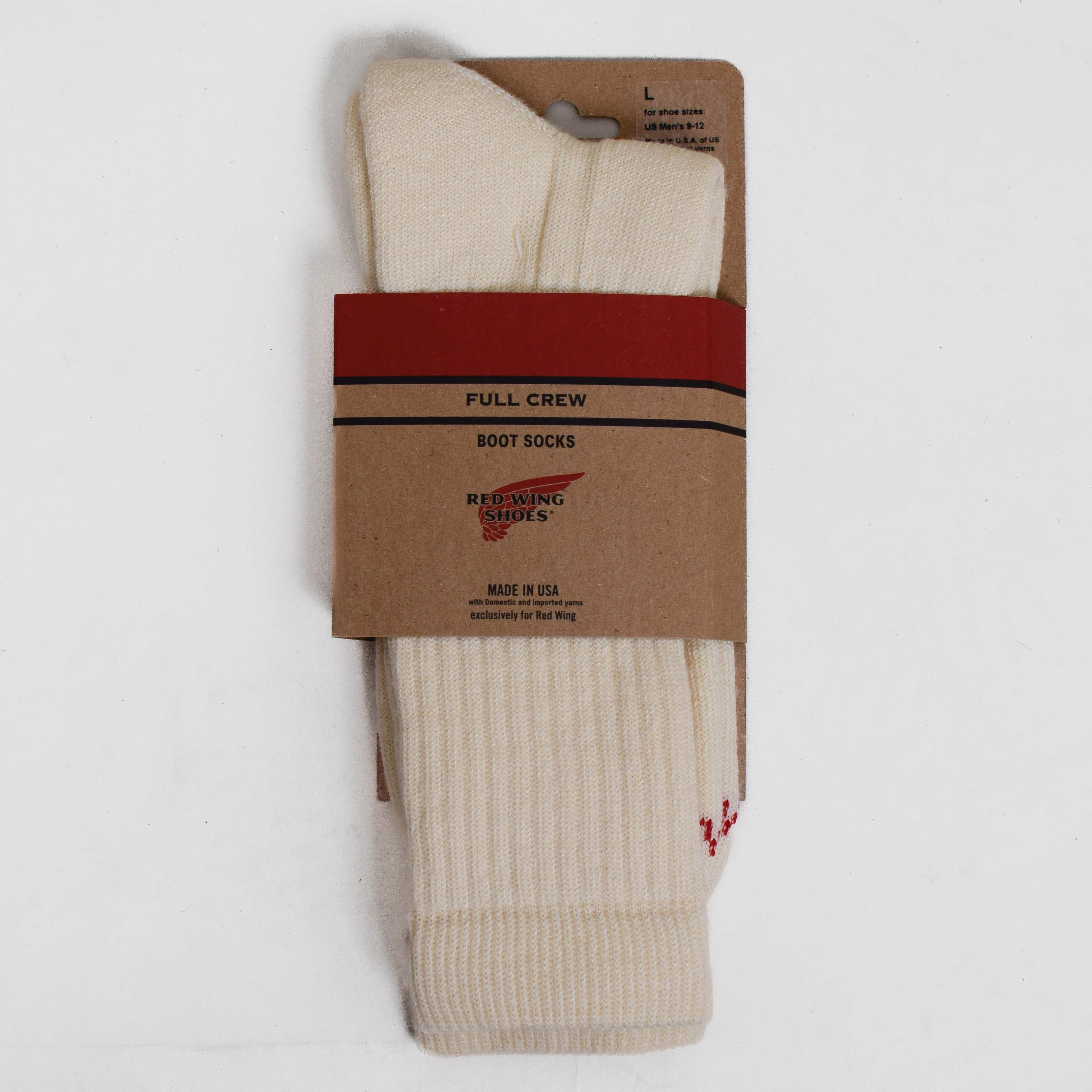 Red Wing Merino Wool Sock - Cream