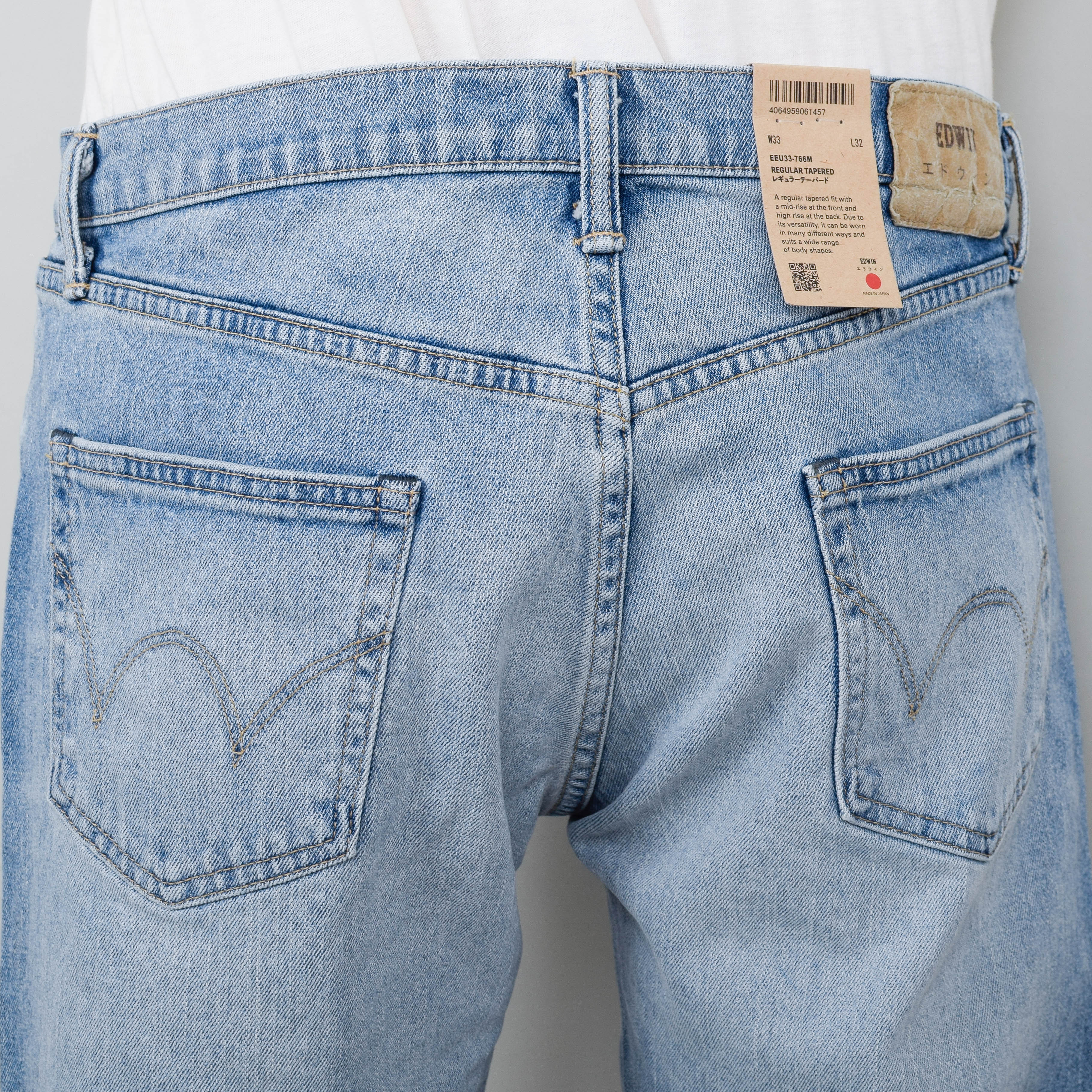 Edwin Regular Tapered Kaihara - Light Used, Pure Indigo Stretch - Image 3