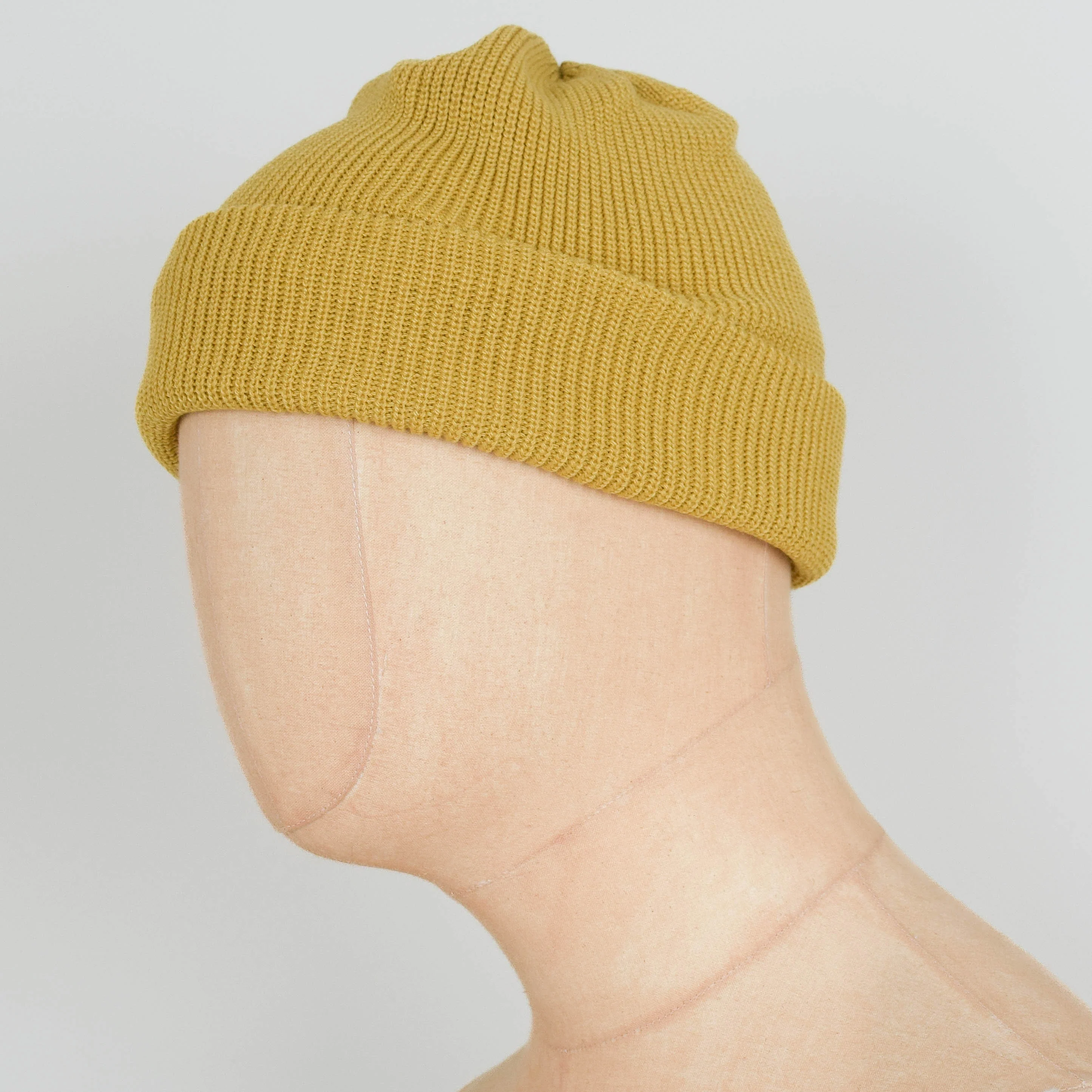 RoToTo Bulky Watch Cap - Light Yellow - Image 2