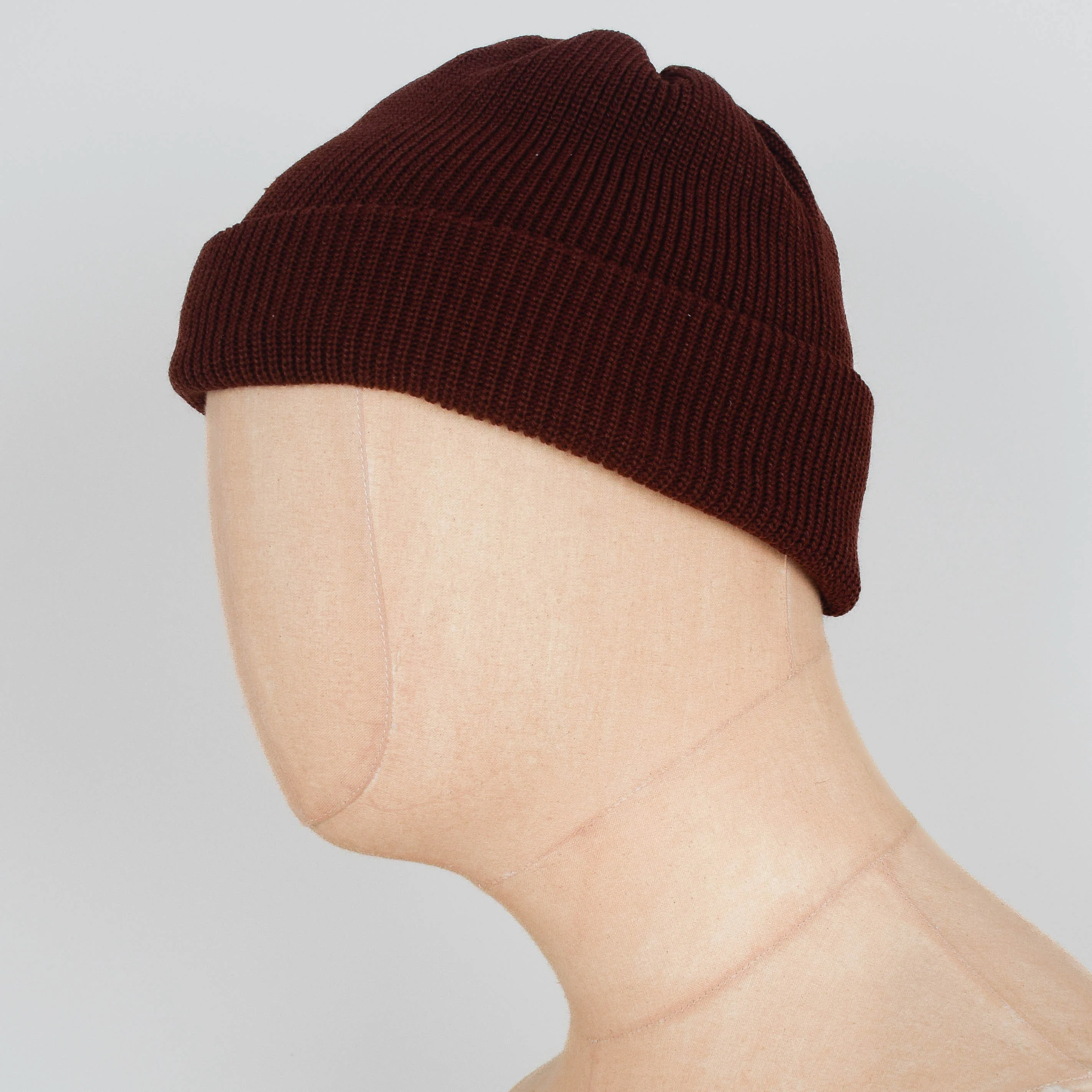 RoToTo Bulky Watch Cap - Maroon - Image 2