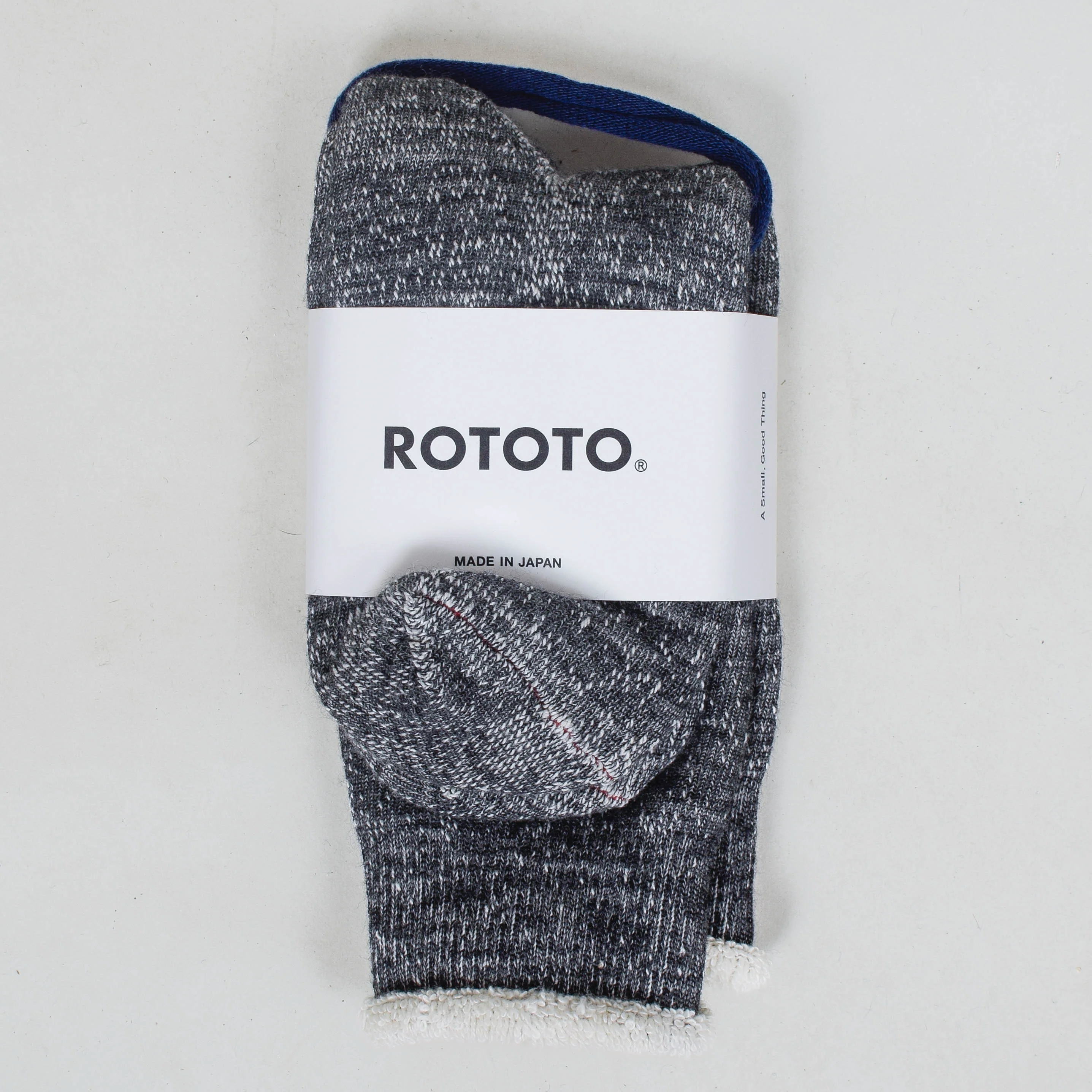 RoToTo Double Faced Socks - Charcoal