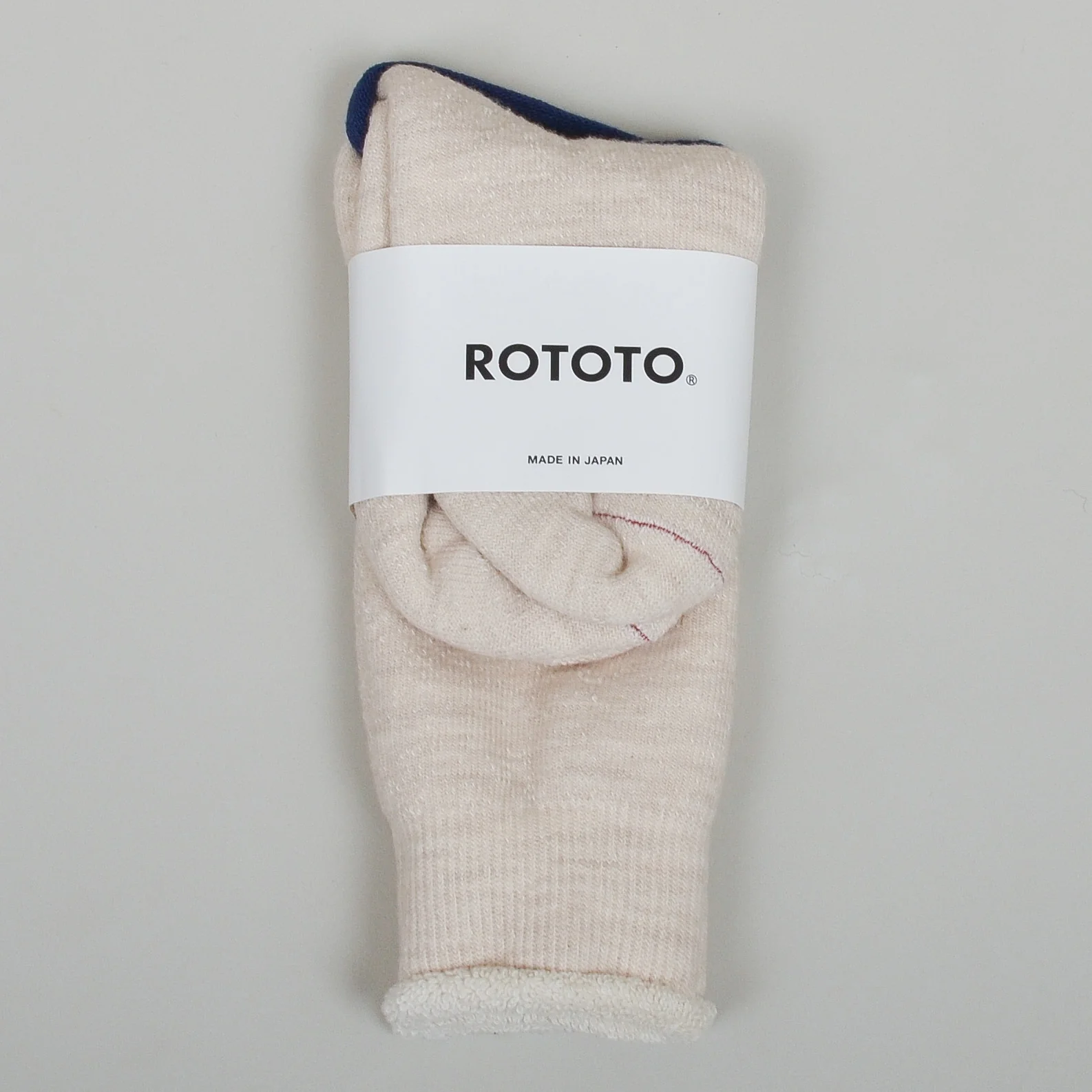 RoToTo Double Faced Socks - Oatmeal