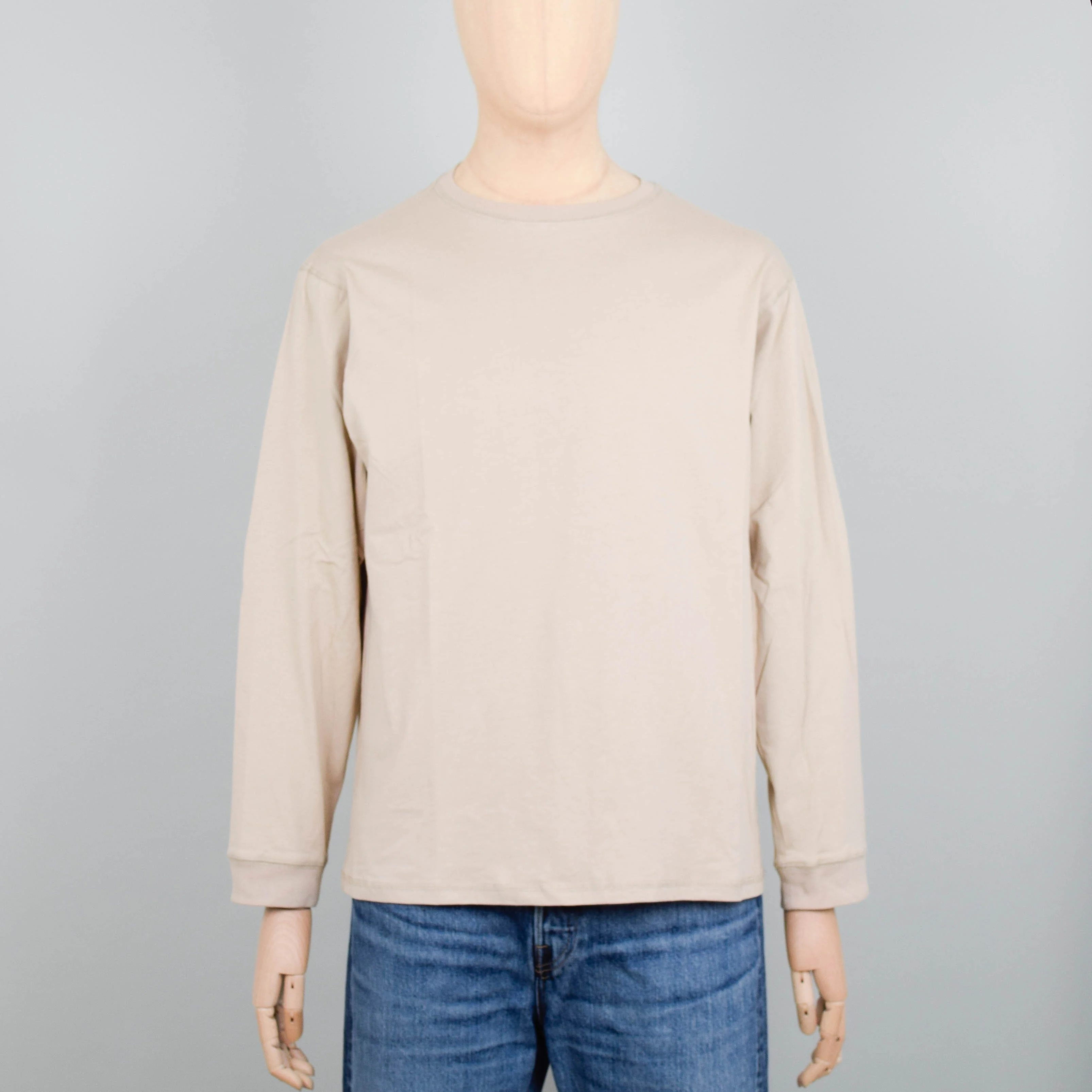 Satta Organic Longsleeve T-Shirt - Stone
