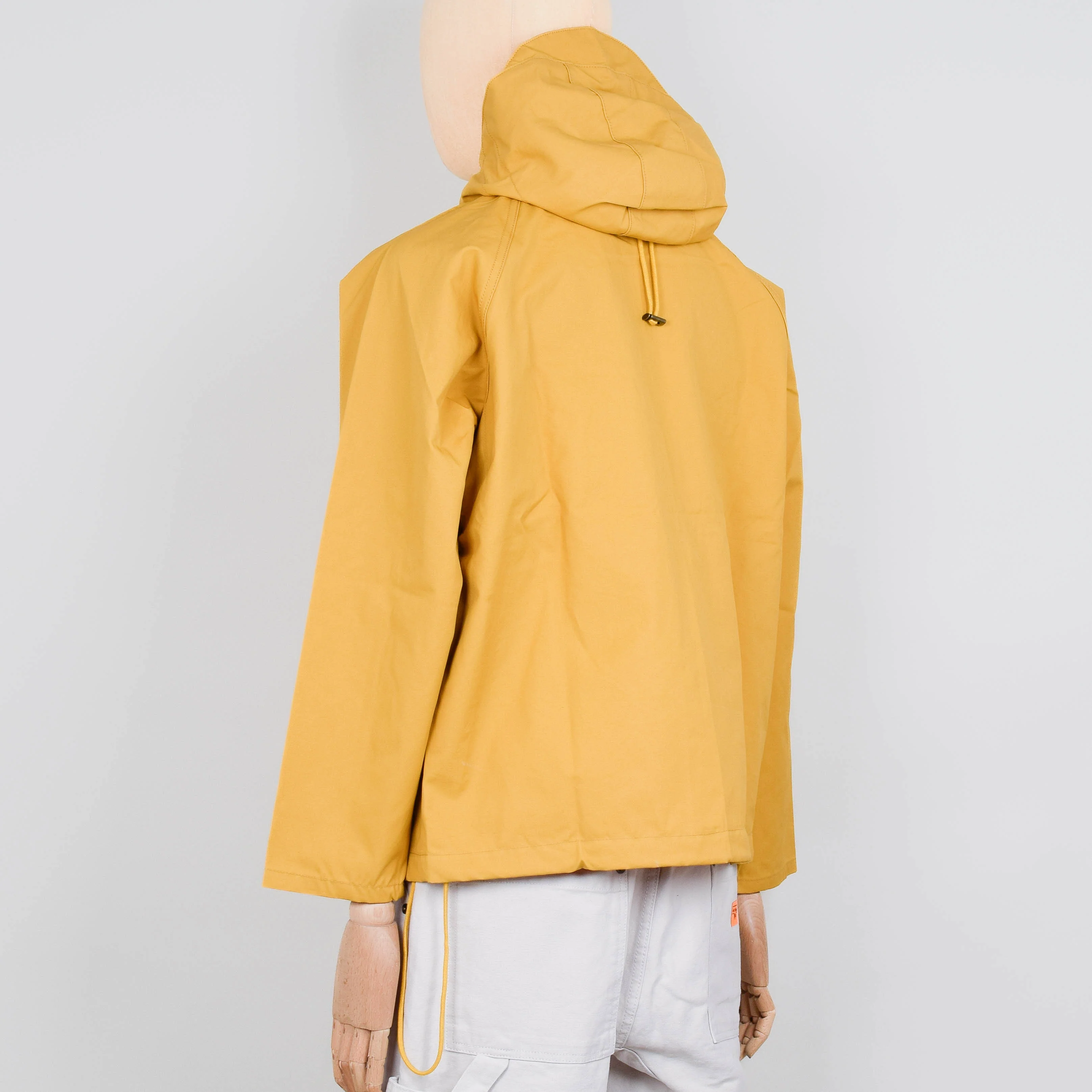 Service Works Allotment Parka Waxed Cotton - Ochre - Image 3
