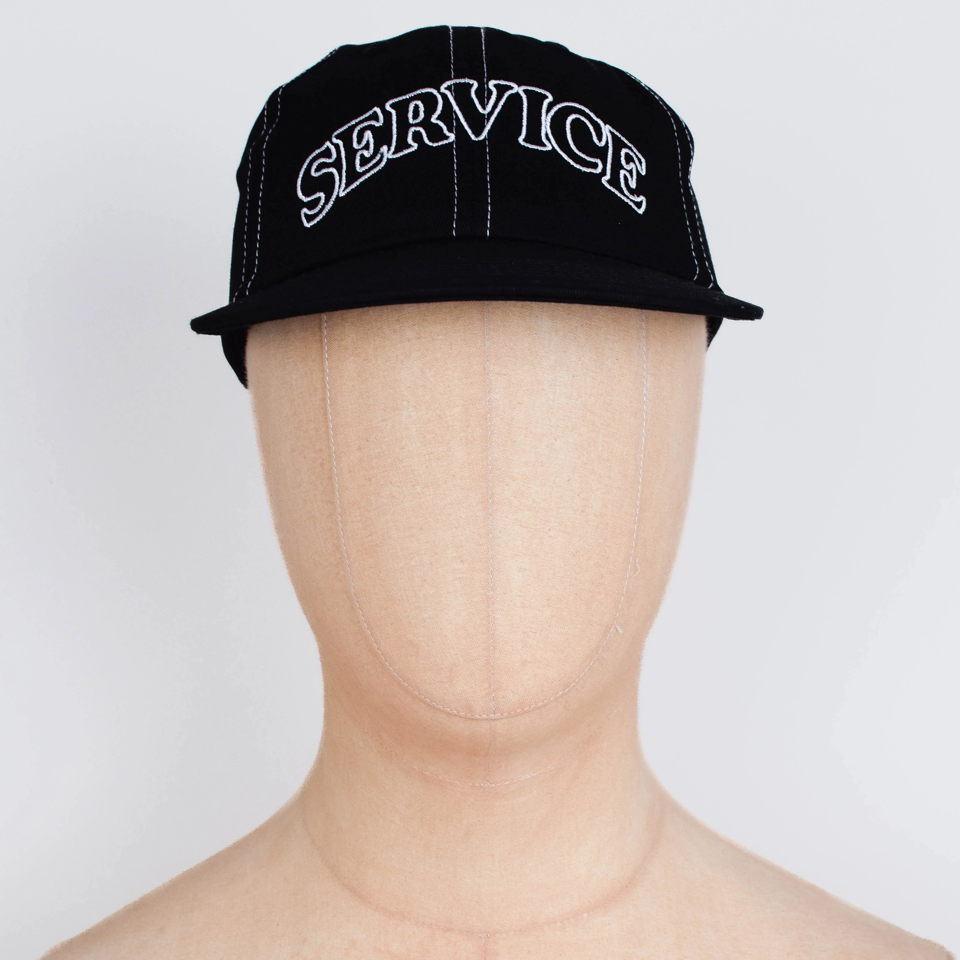 Service Works Arch Logo Contrast Stitch - Black