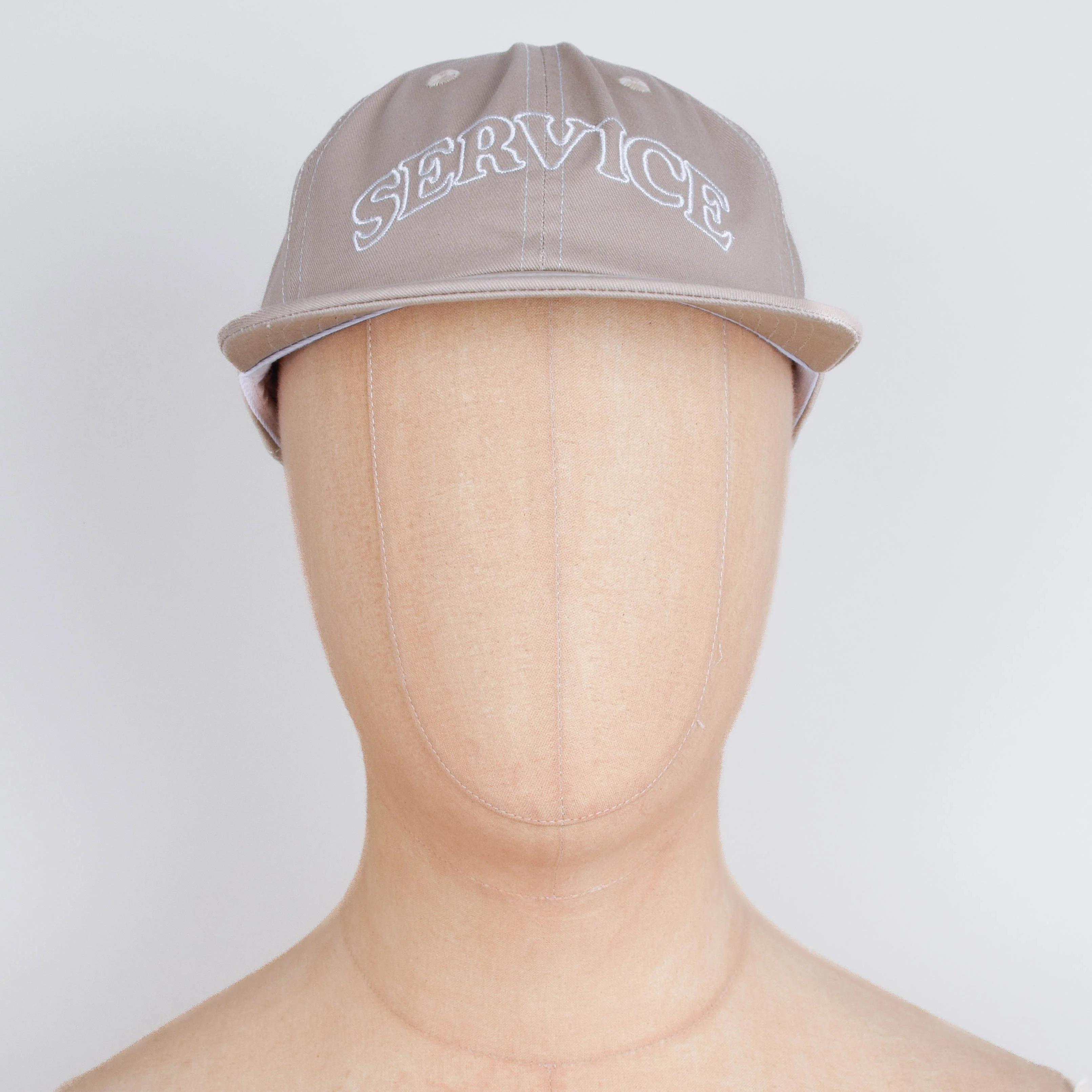 Service Works Arch Logo Contrast Stitch - Bone