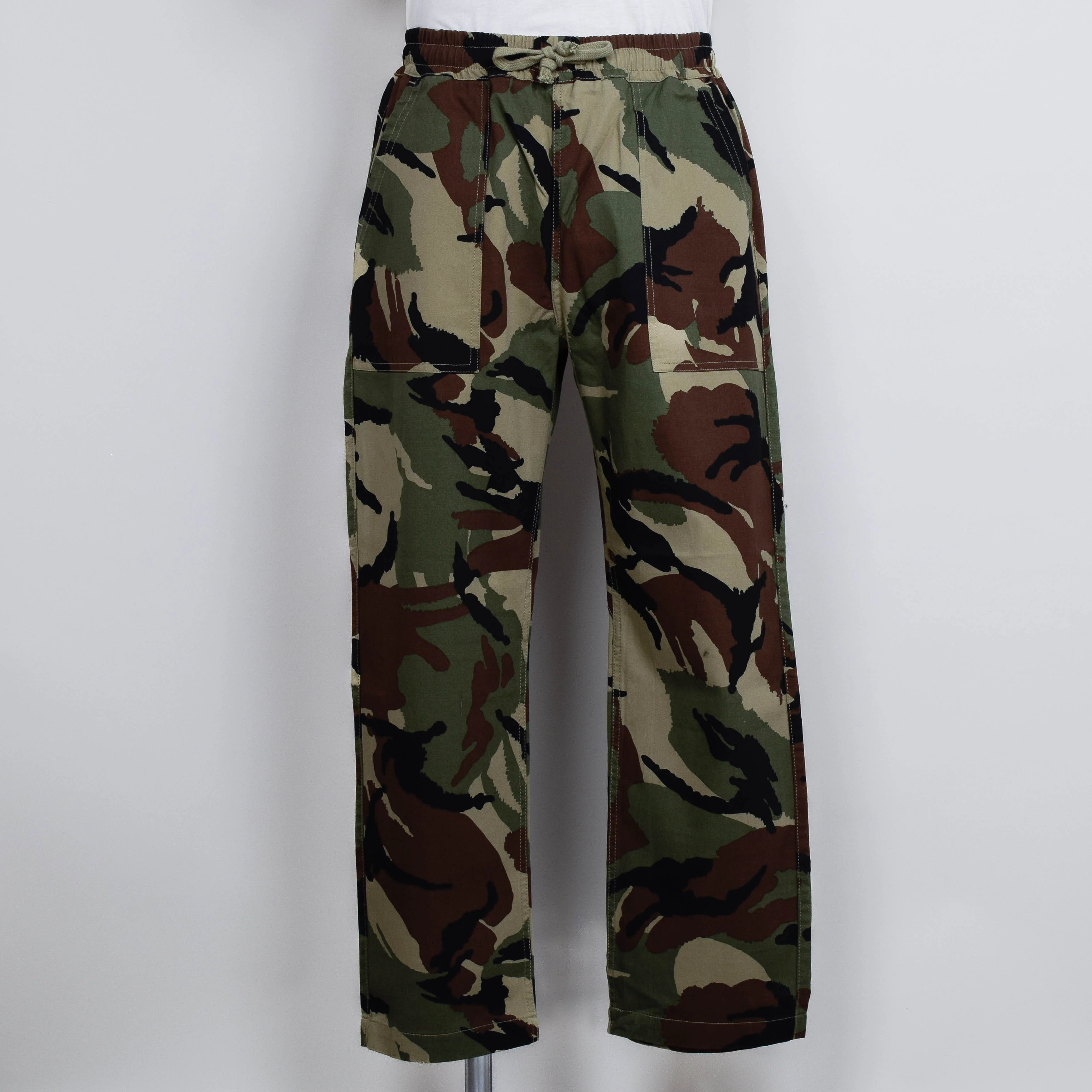 Service Works Patterned Camouflage Chef Pants - Woodland