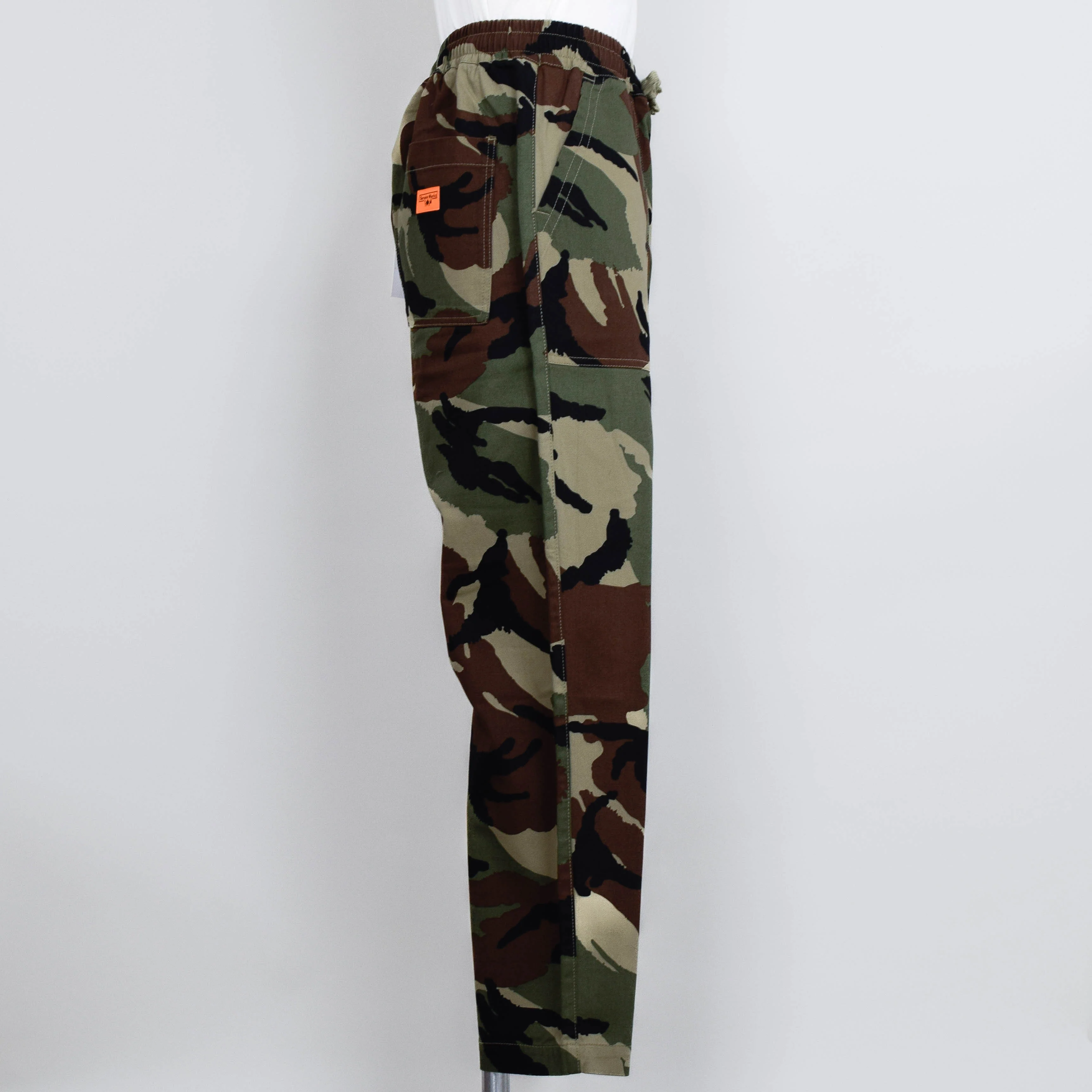 Service Works Patterned Camouflage Chef Pants - Woodland - Image 2