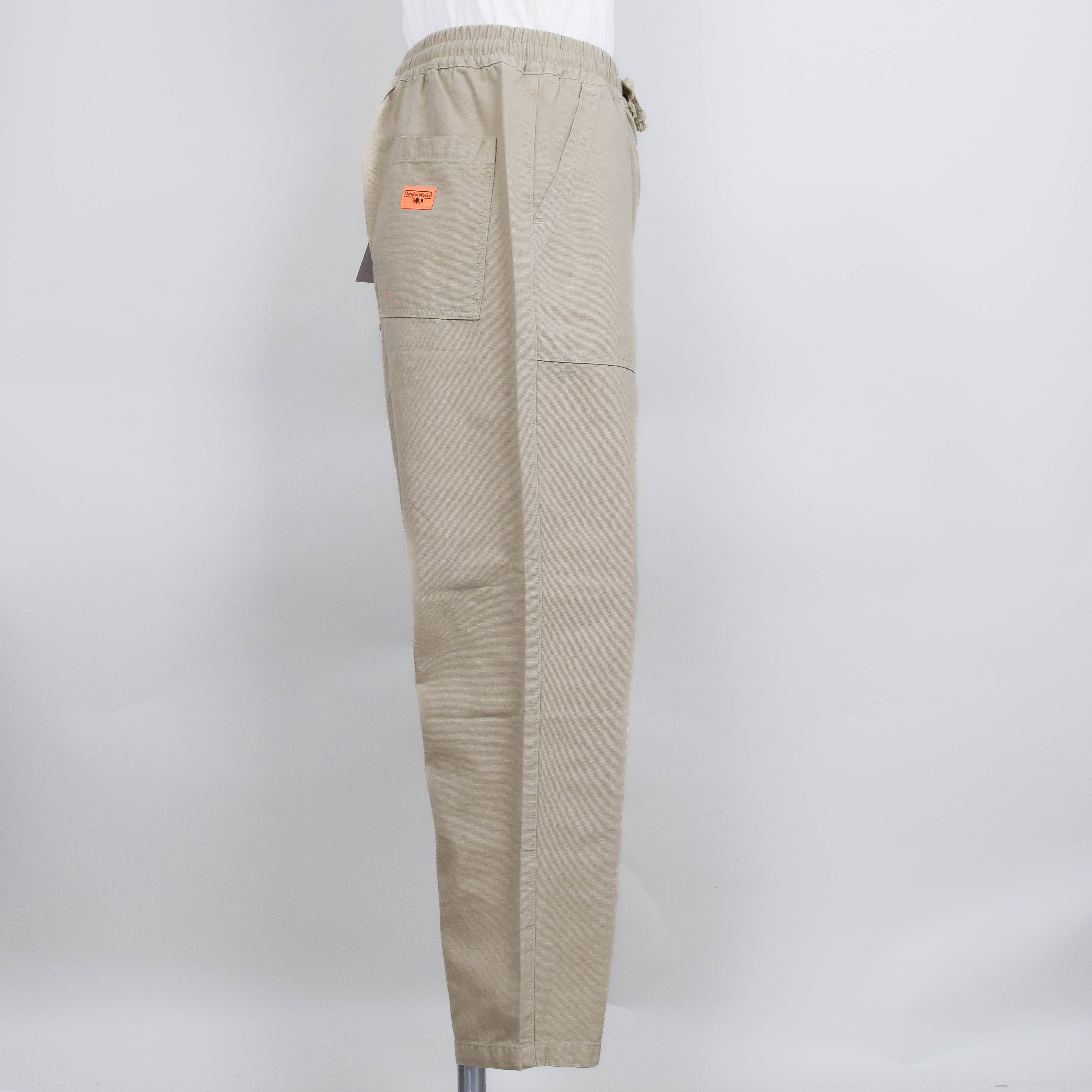 Service Works Classic Canvas Chef Pants - Khaki - Image 2