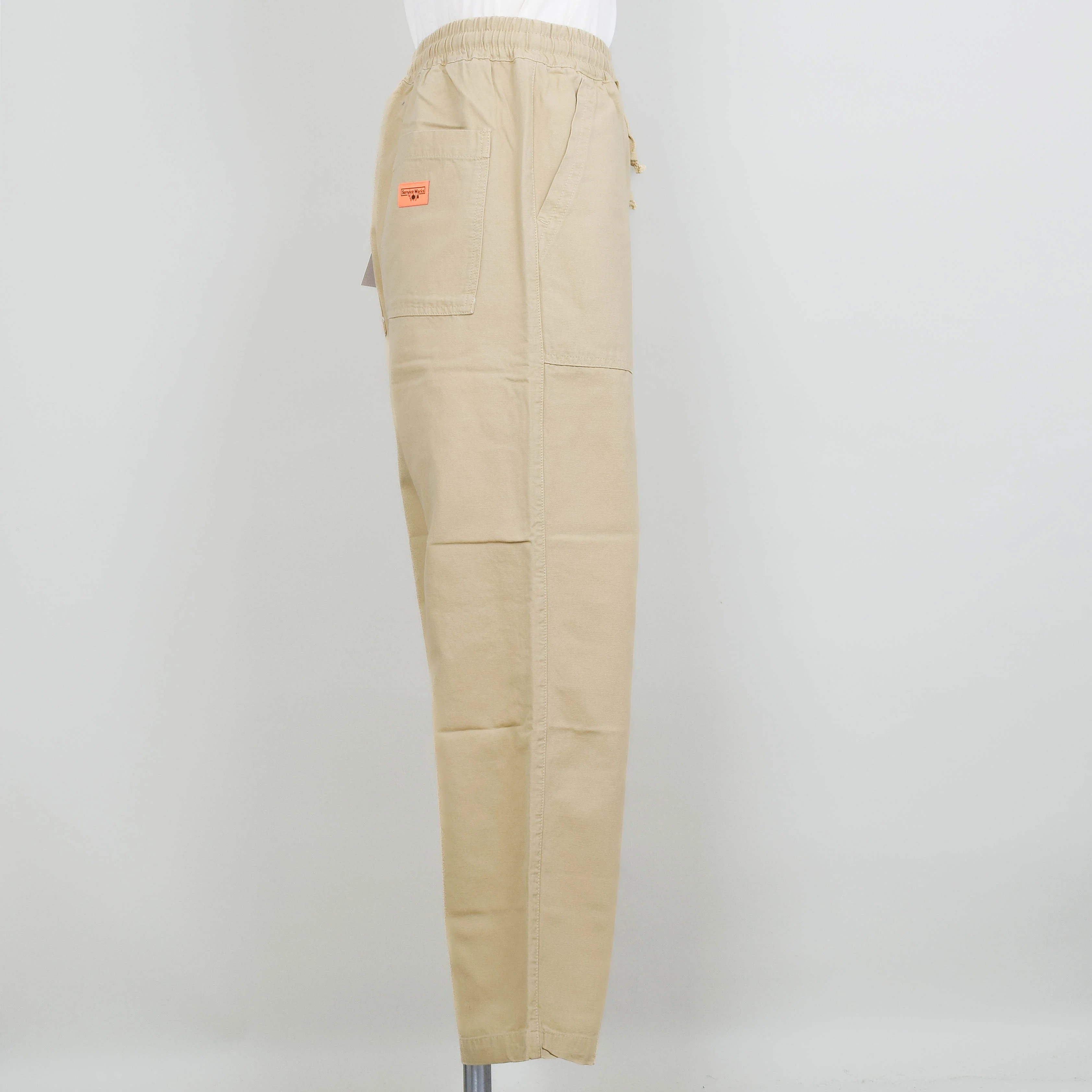 Service Works Classic Canvas Chef Pants - Pale Khaki - Image 2