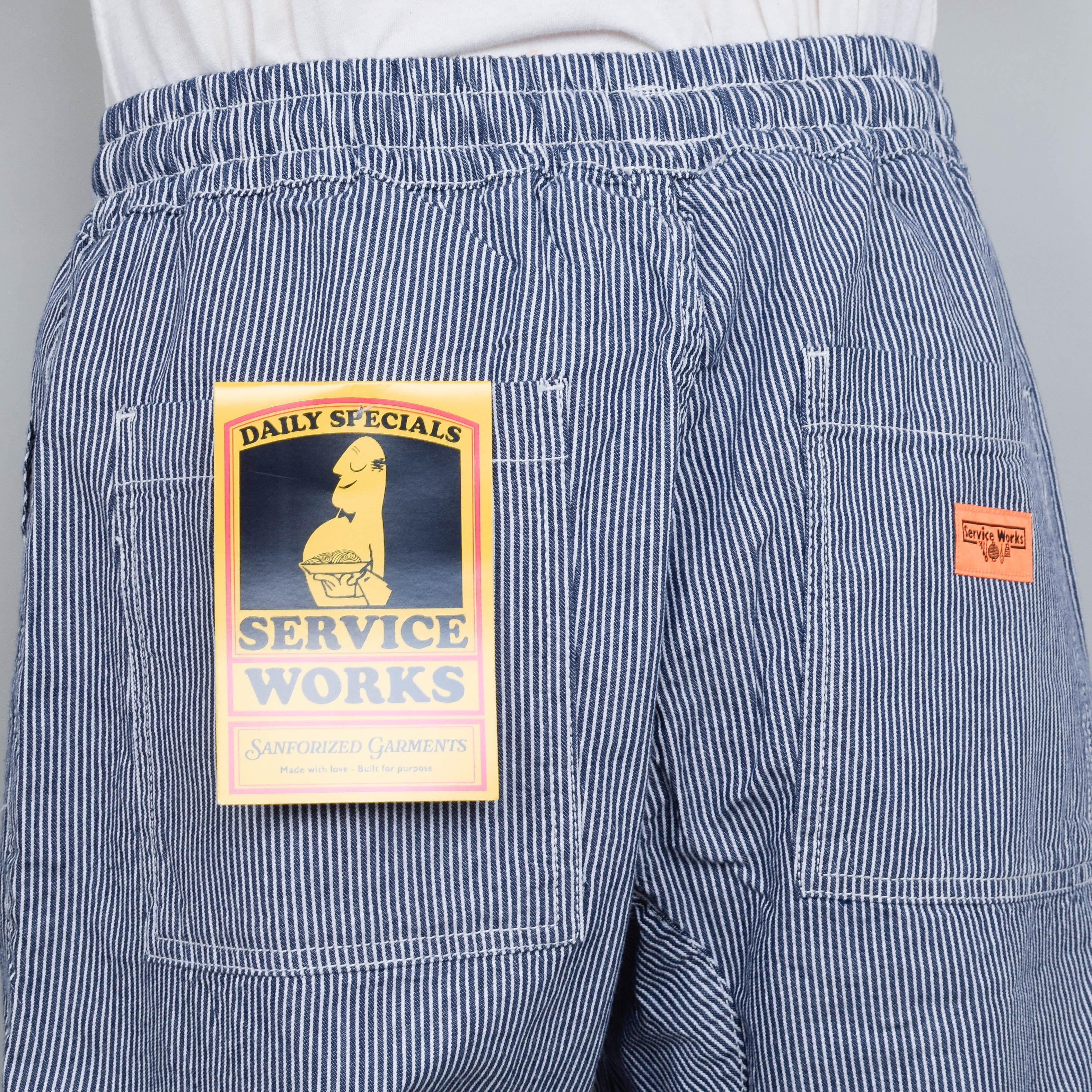 Service Works Classic Canvas Chef Shorts - Hickory - Image 3