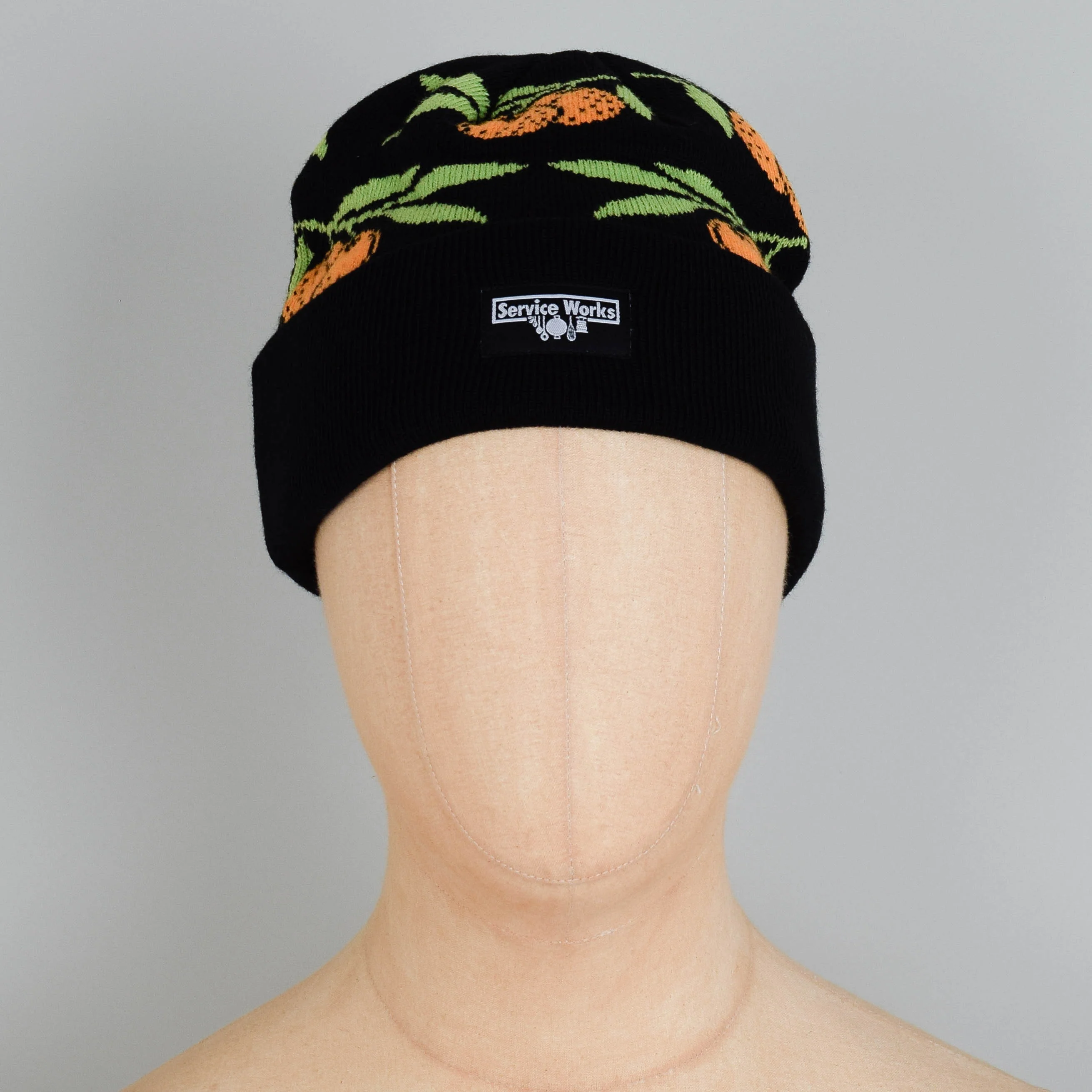 Service Works Clementine Jacquard Beanie - Black