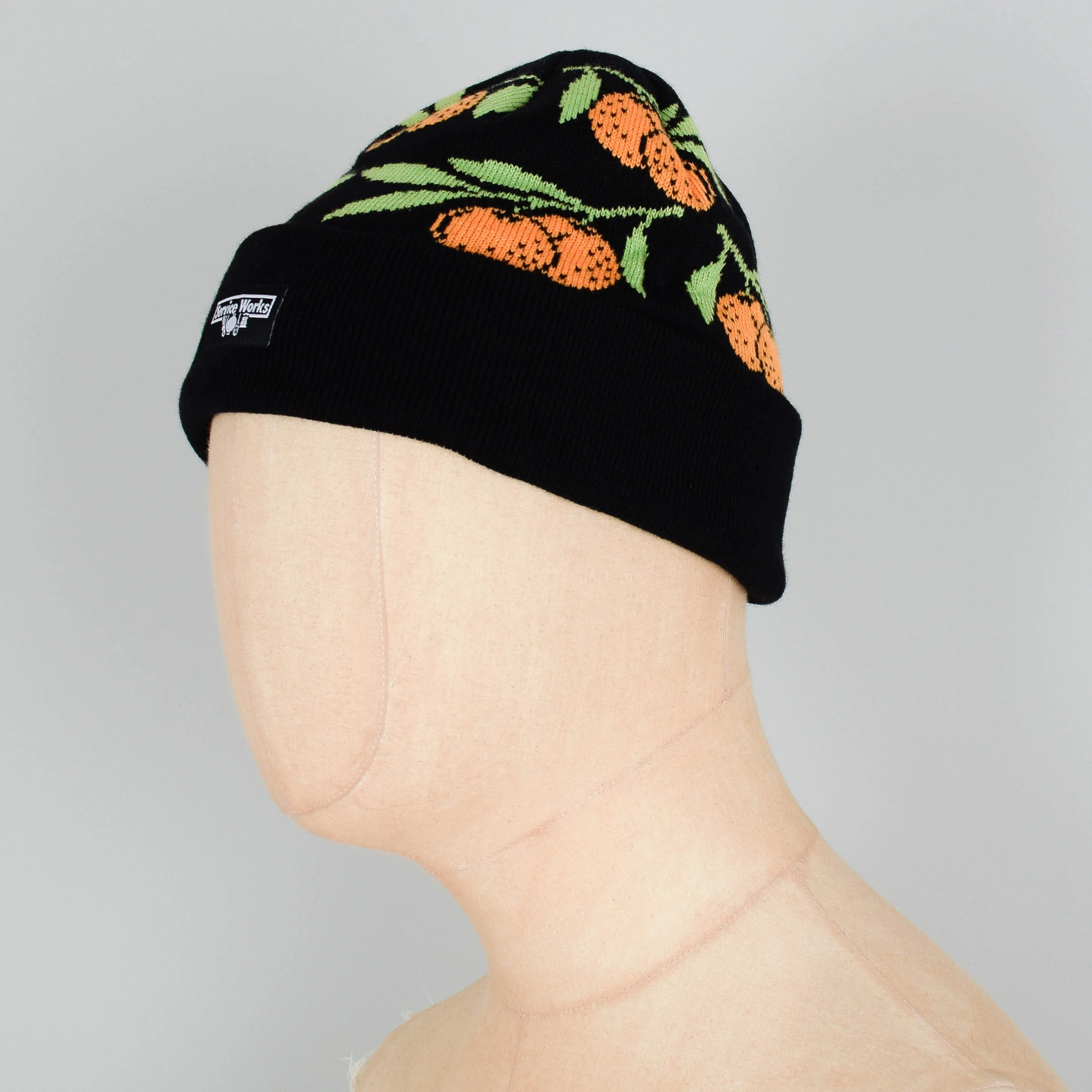Service Works Clementine Jacquard Beanie - Black - Image 2