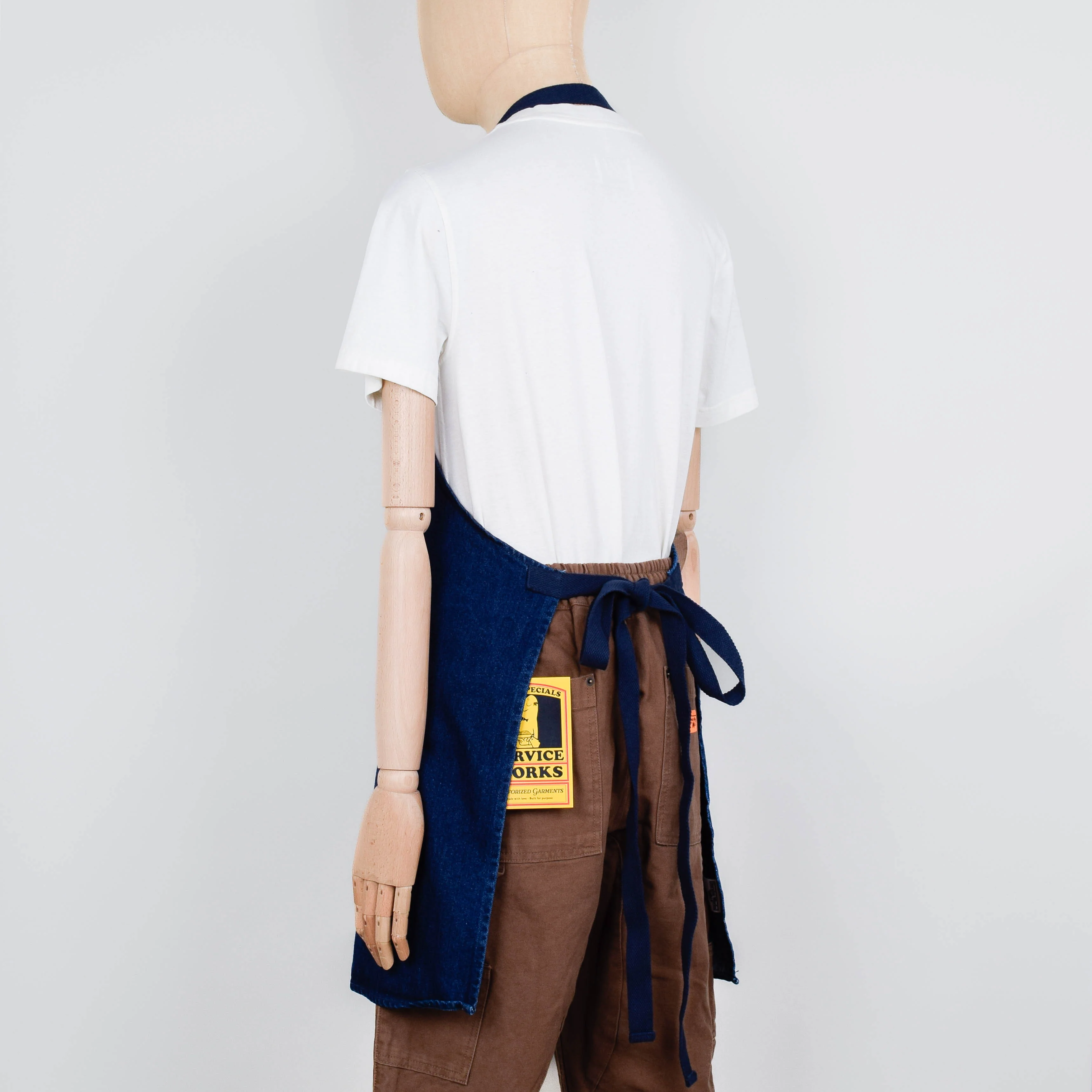 Service Works Denim Apron - One Wash - Image 3