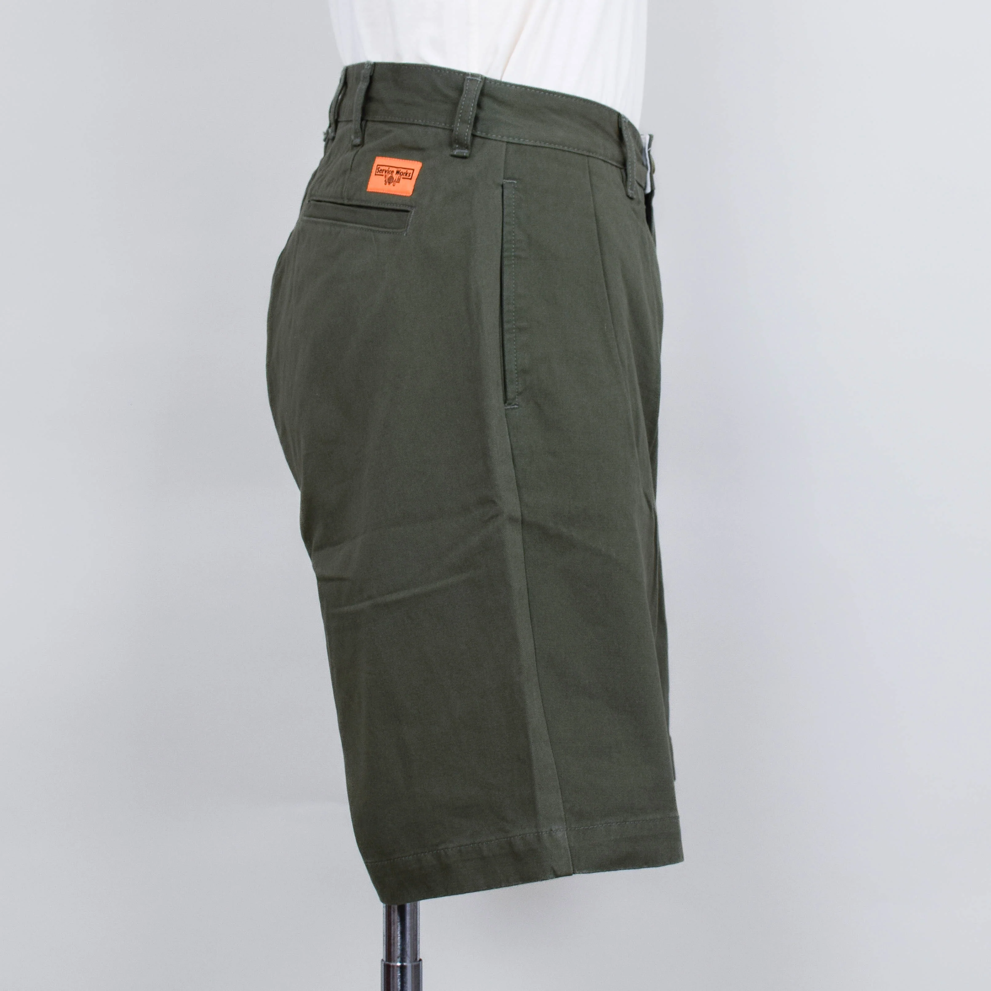 Service Works Drill Part Timer Short - Olive - Image 2