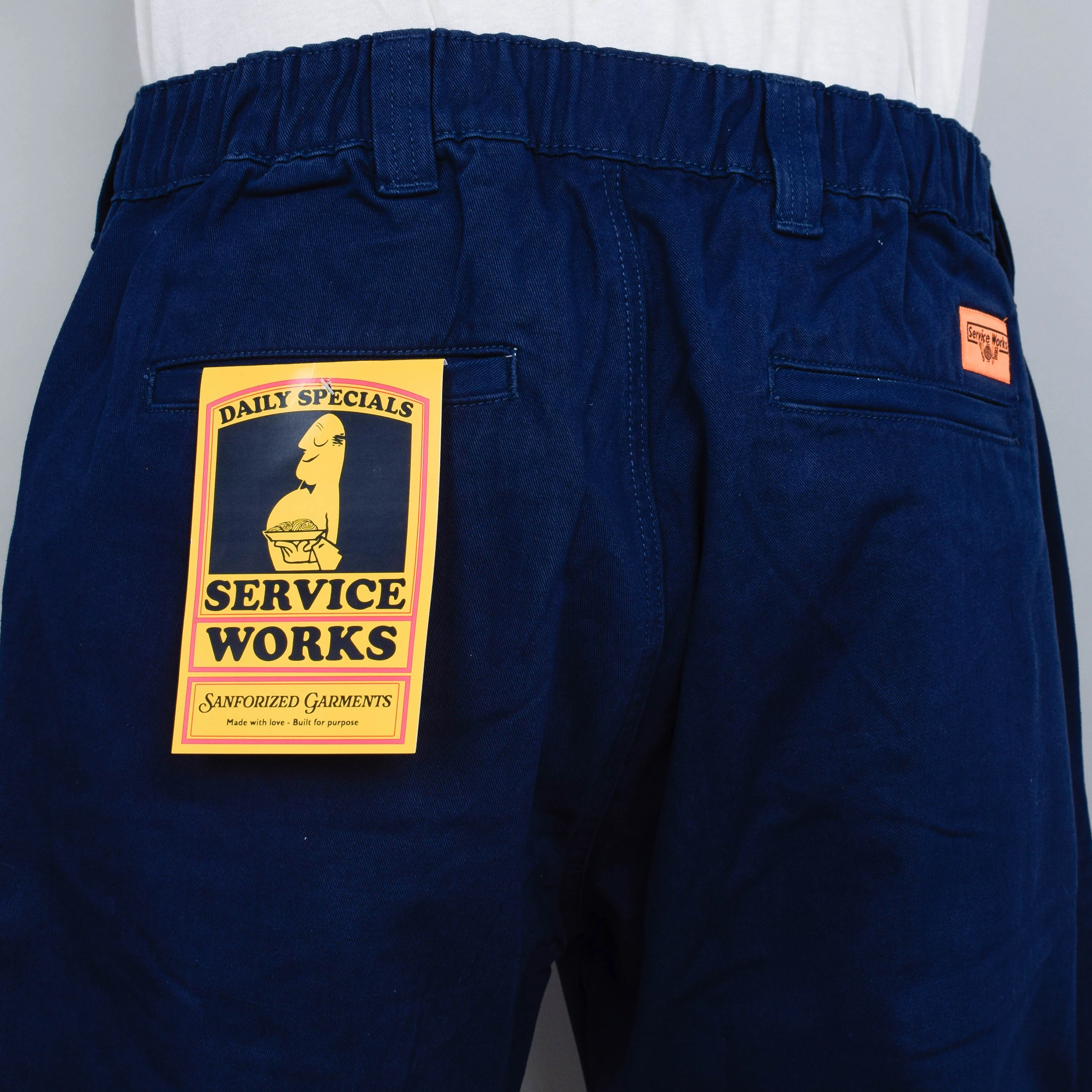 Service Works Drill Waiters Pants - Navy - Image 3